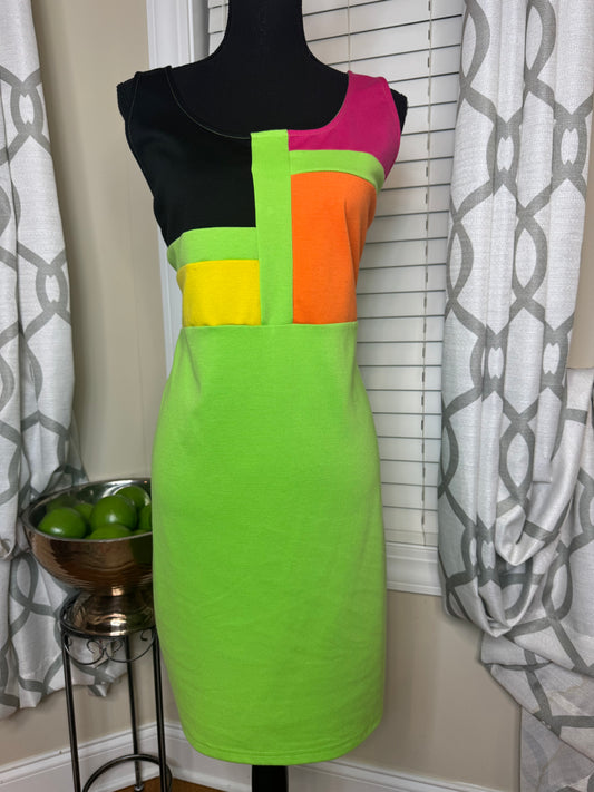 Boutique Brand Colorblock Dress