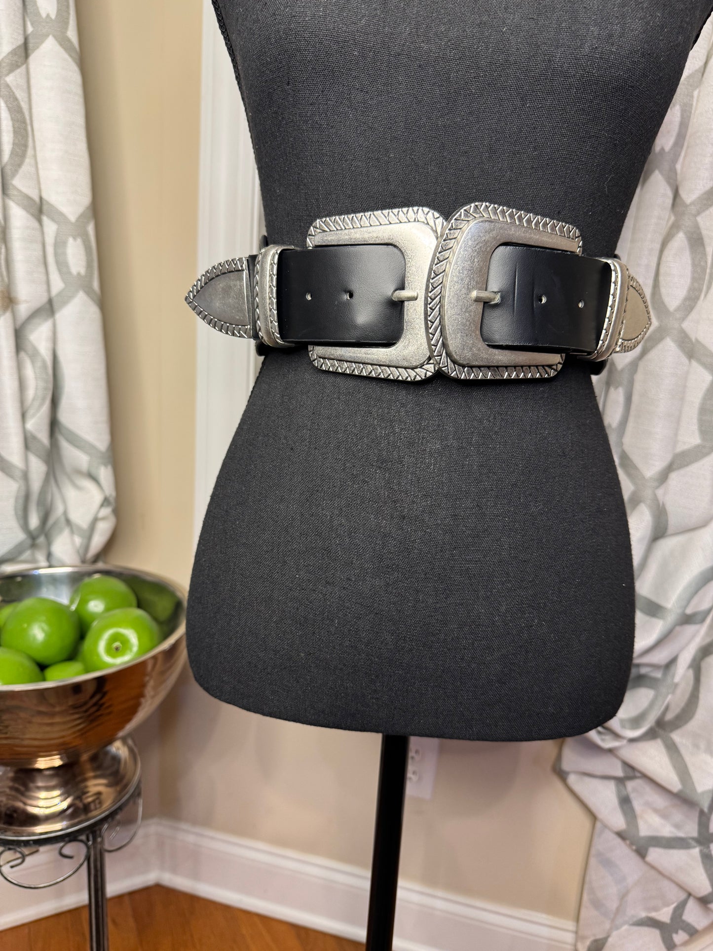 Large Buckle Elastic Belt