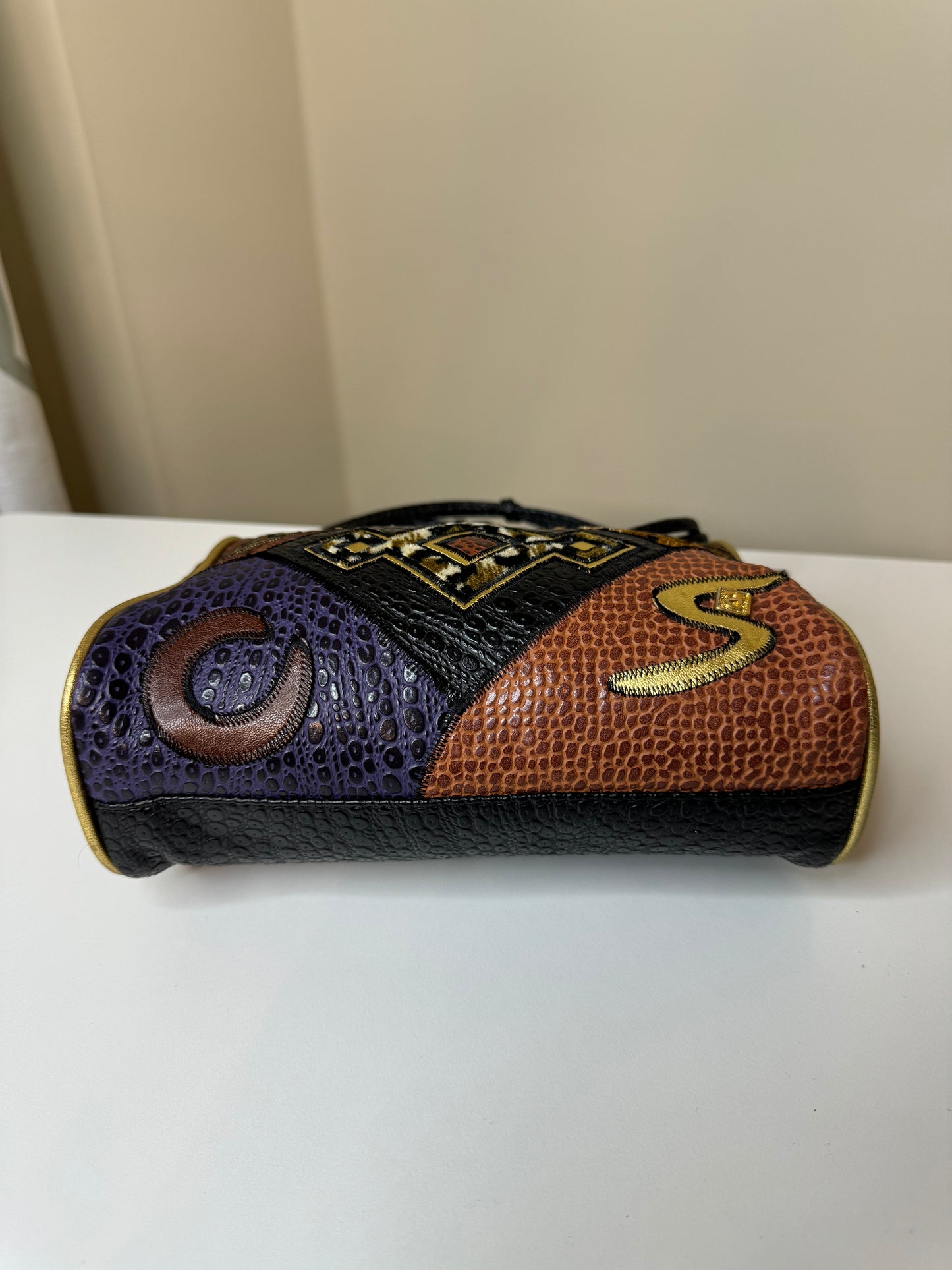 1980s NAS Animal Print Handbag