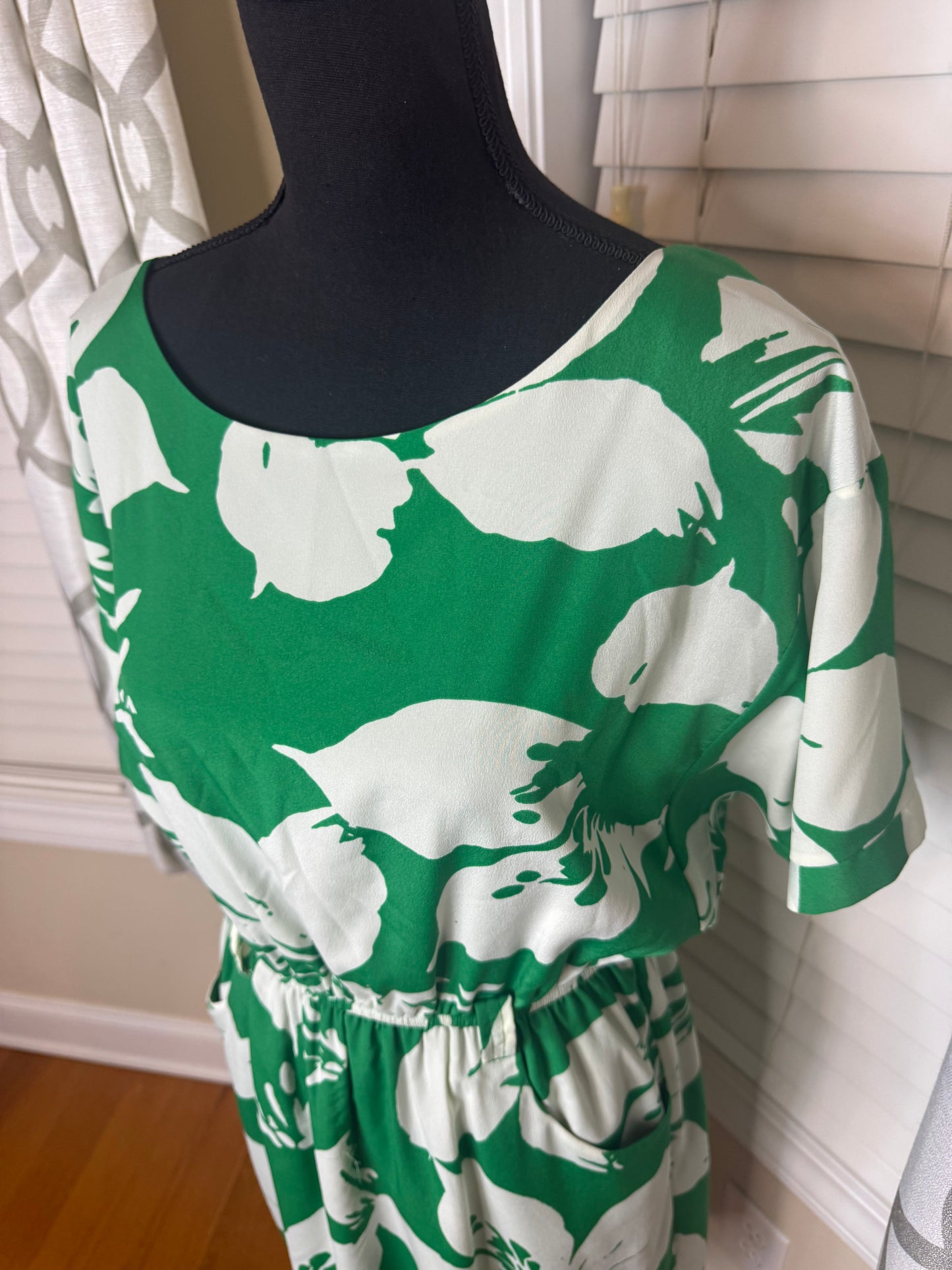 New Directions Floral Print Dress