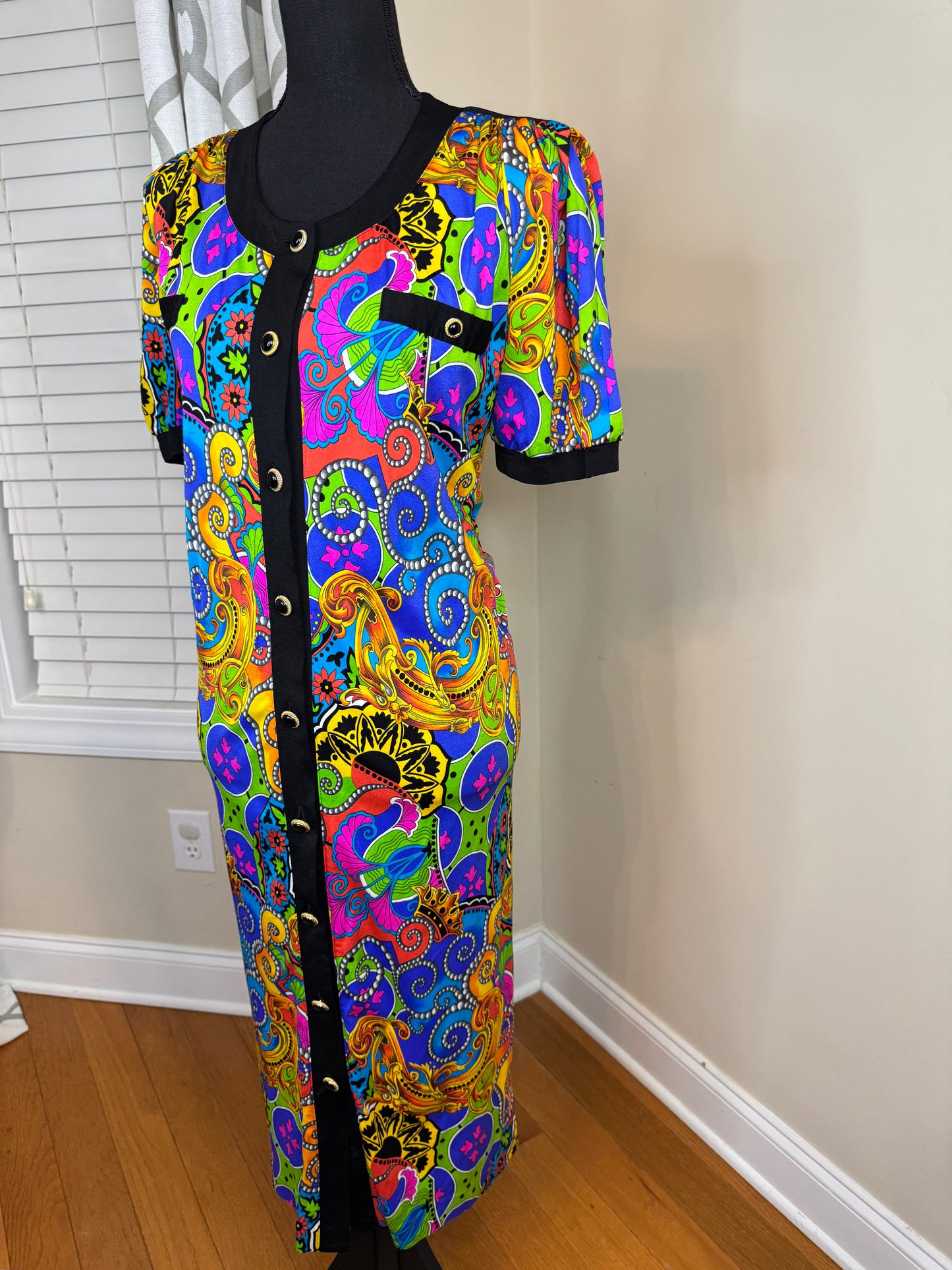 Botto Boutique Vintage Multiprint Dress