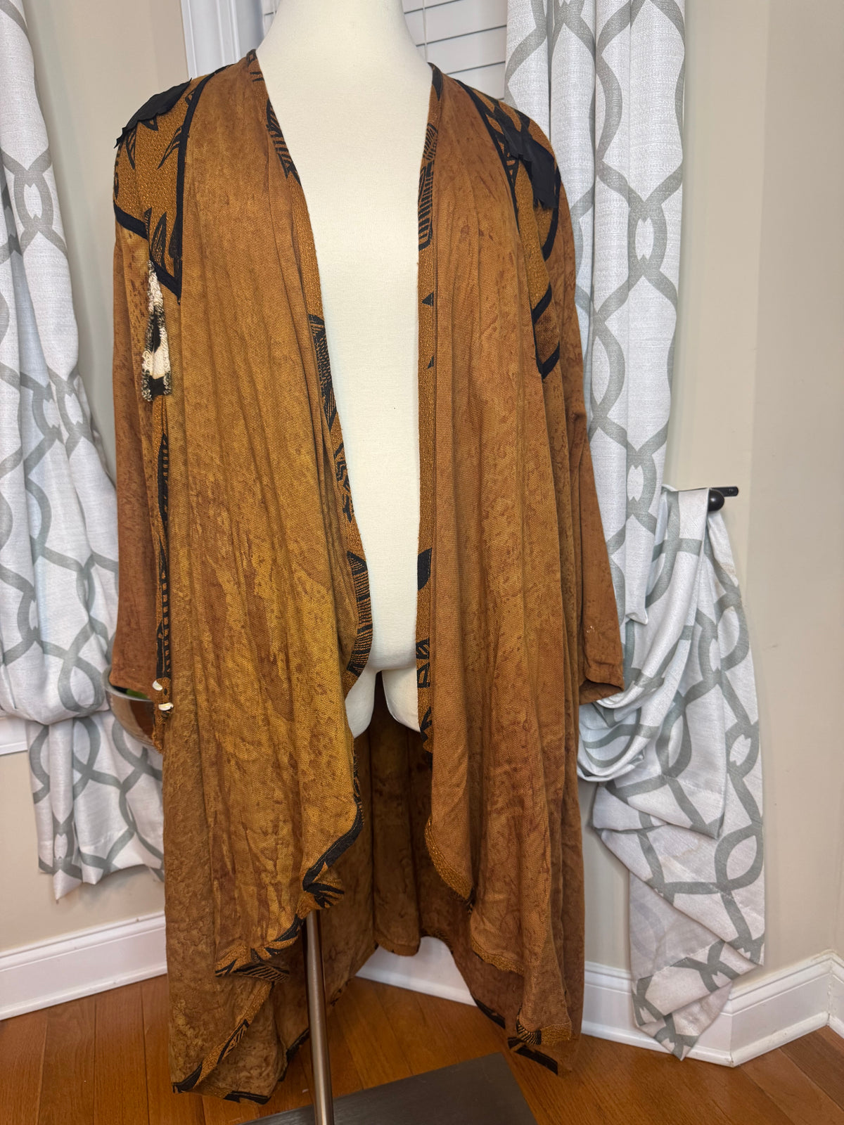 Fixsun Casual Vintage Open Duster