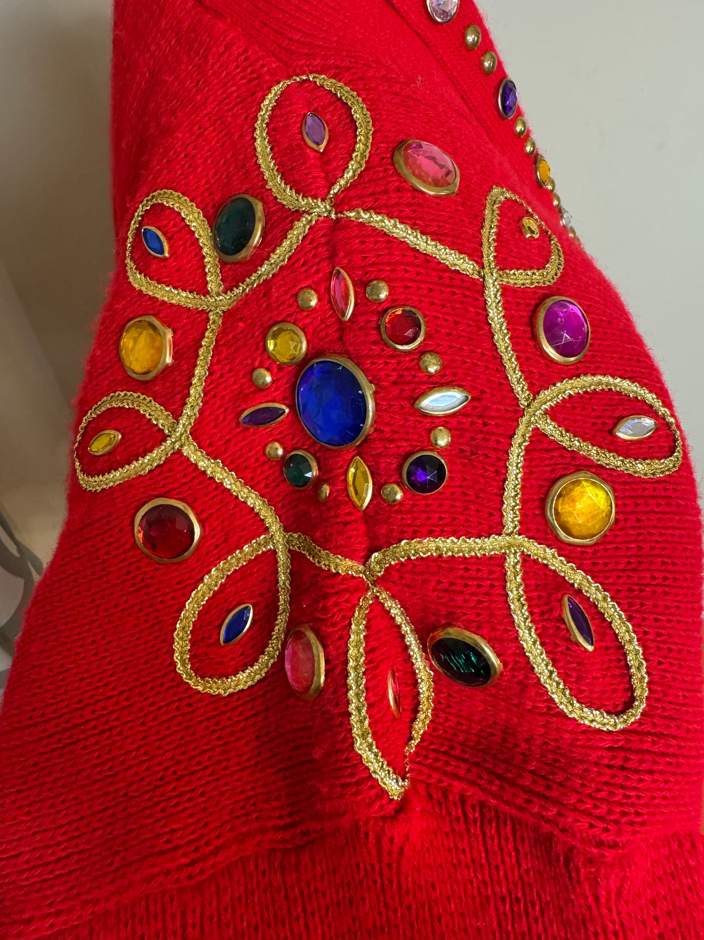 Bejeweled Vintage Sweater Cardigan