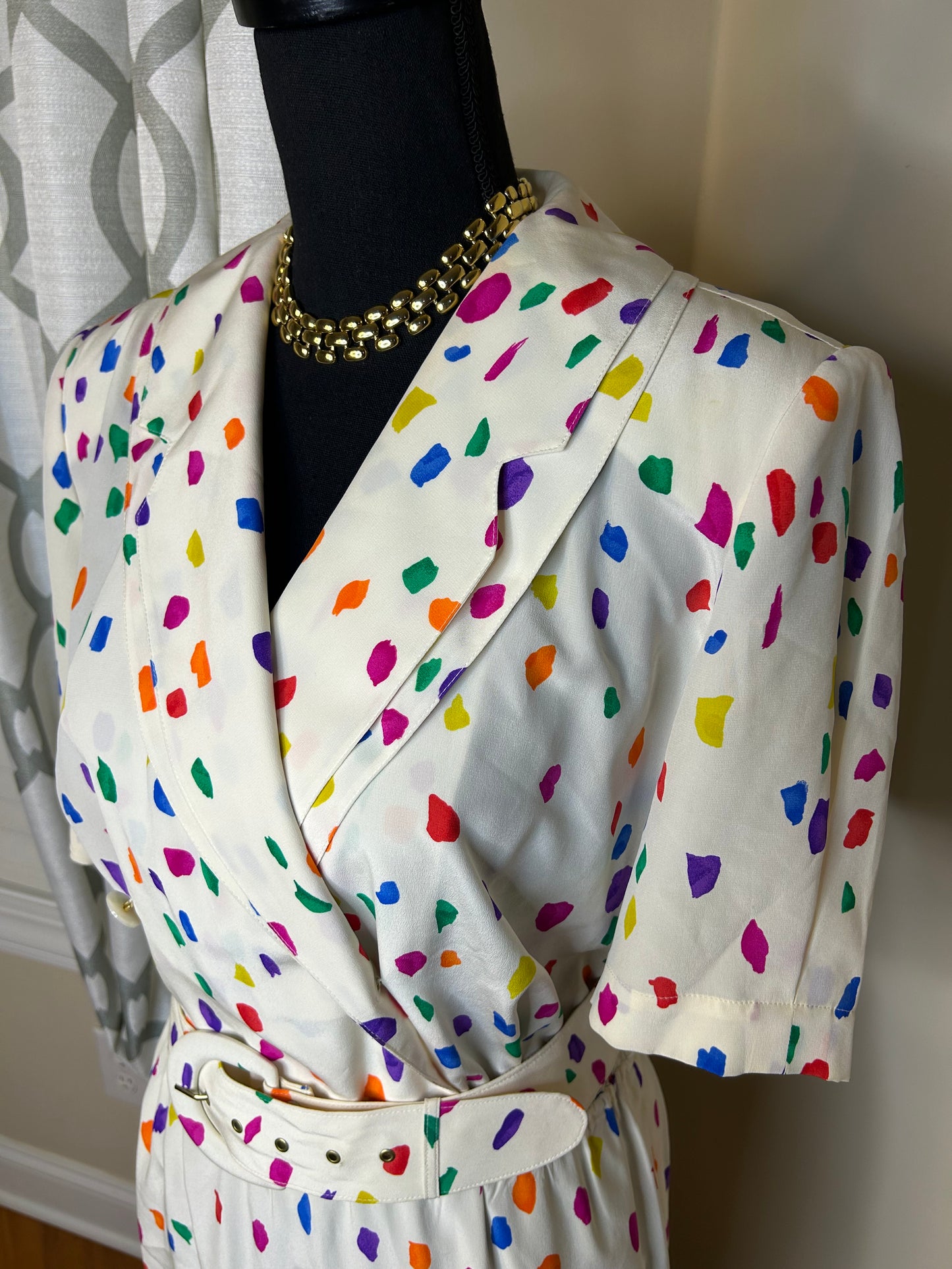 Louis Feraud "Gum Drops" Dress