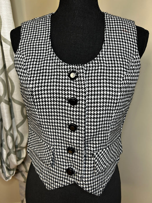 Vintage Howard Wolf Houndstooth Vest