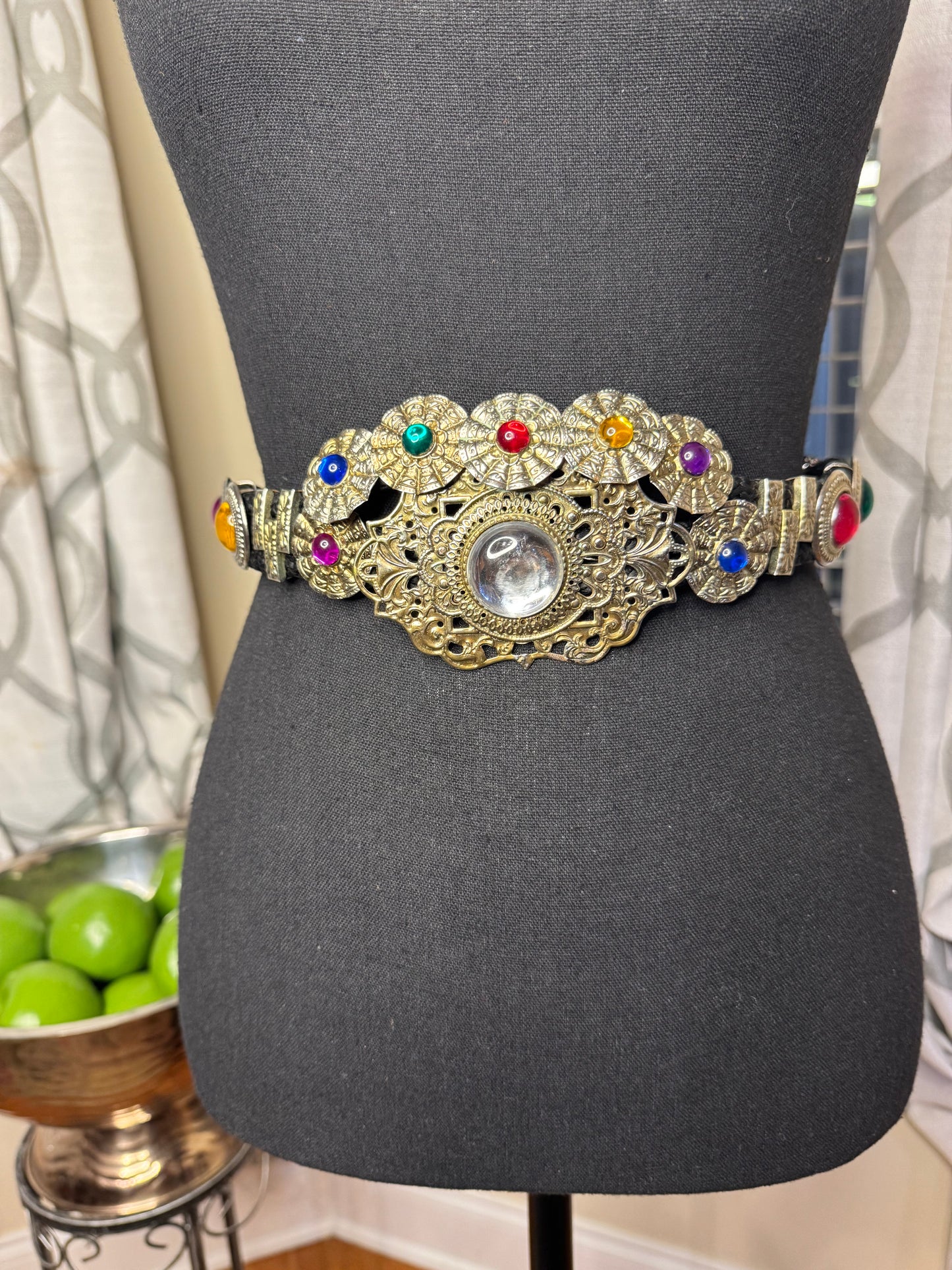 Vtg Gem Belt