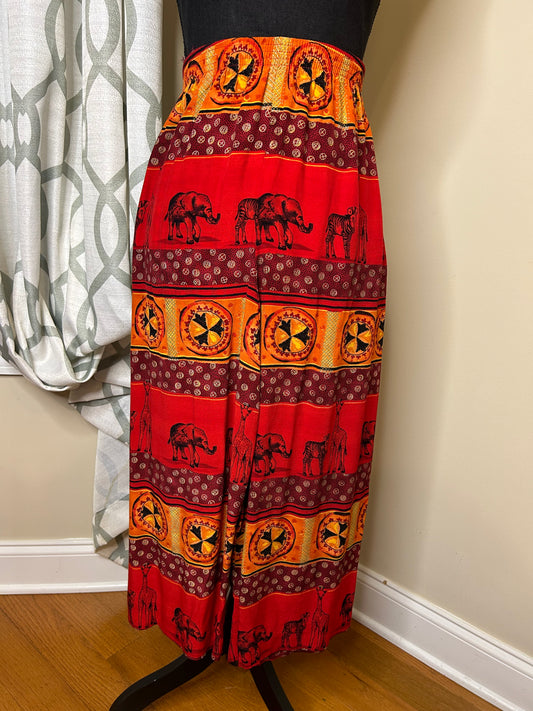 Teddi Safari Print Gauchos