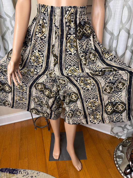 Multicolored Vintage Gauchos