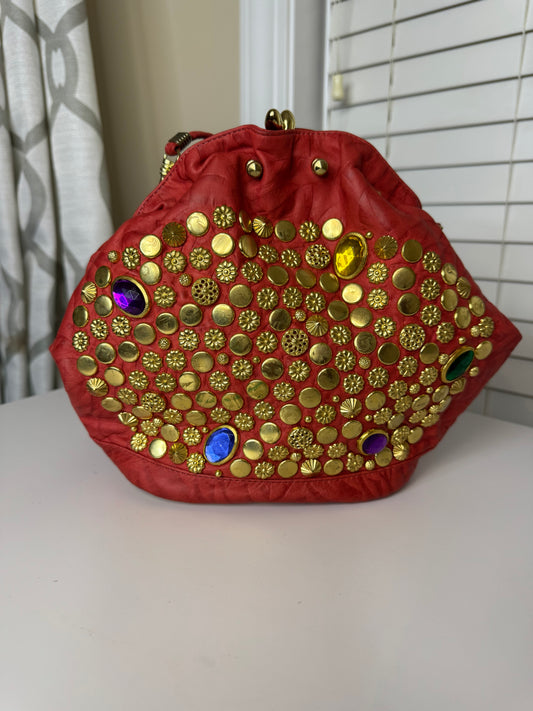 Bejeweled Purse with Strap