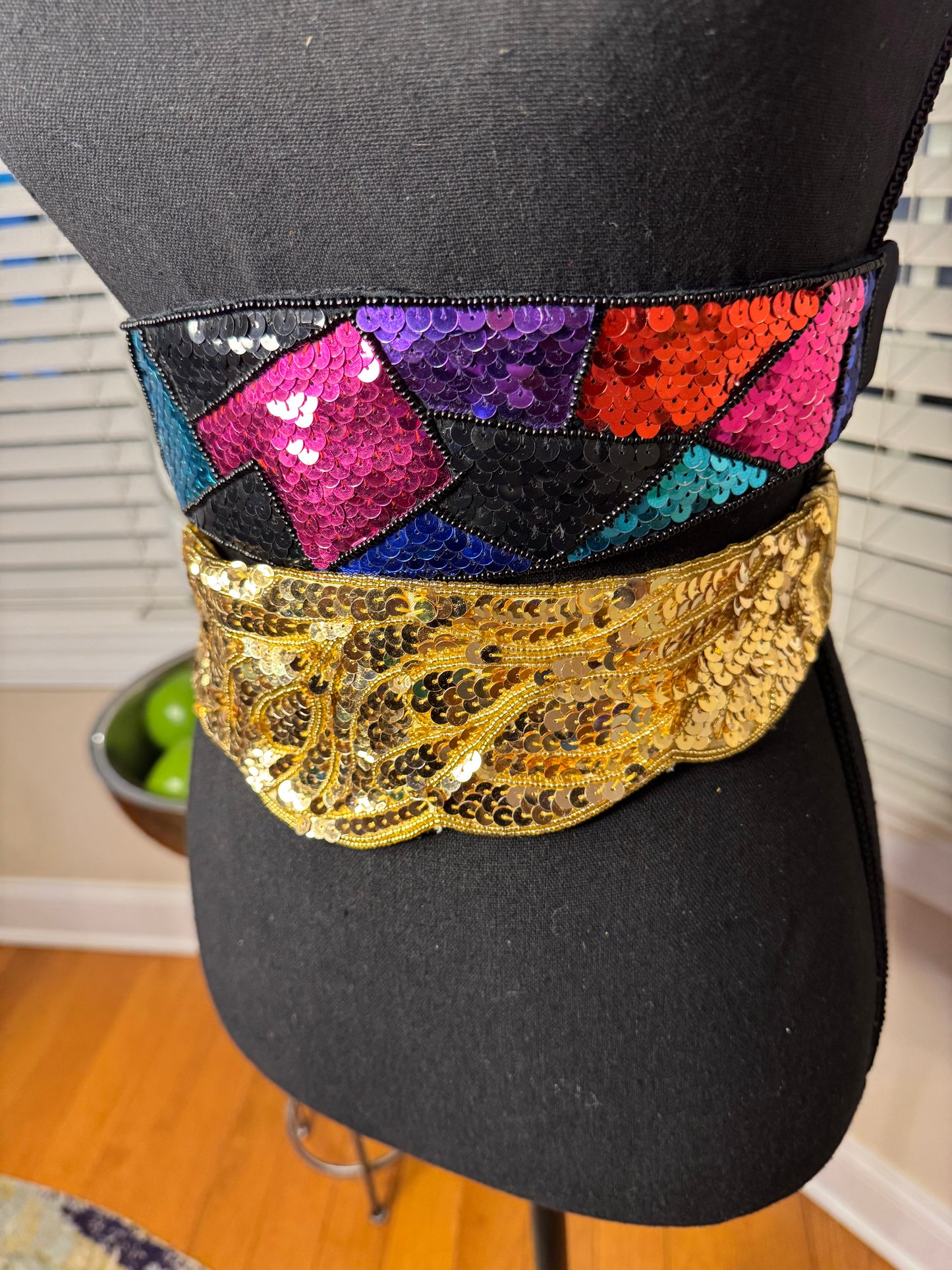Vtg Sequin Belt Bundle