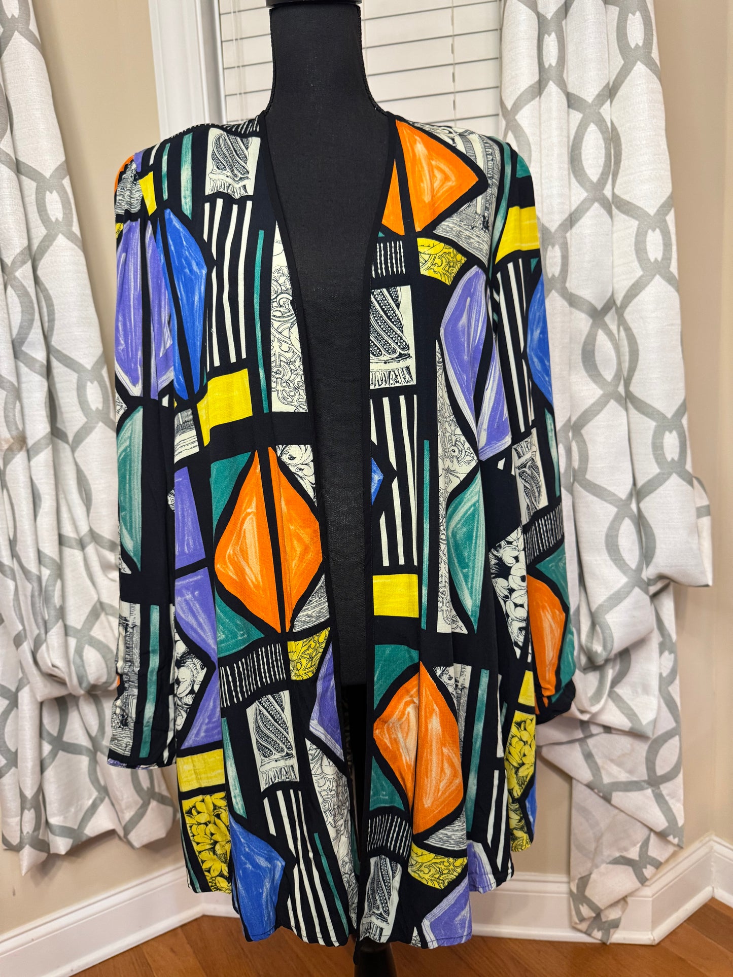 Platinum by Dorothy Schoelen Open Duster/Blazer