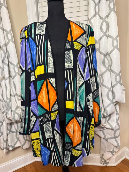 Platinum by Dorothy Schoelen Open Duster/Blazer