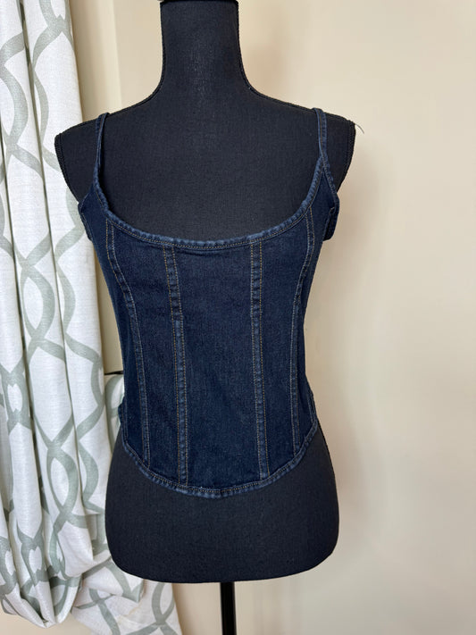 Denim Corset/Vest