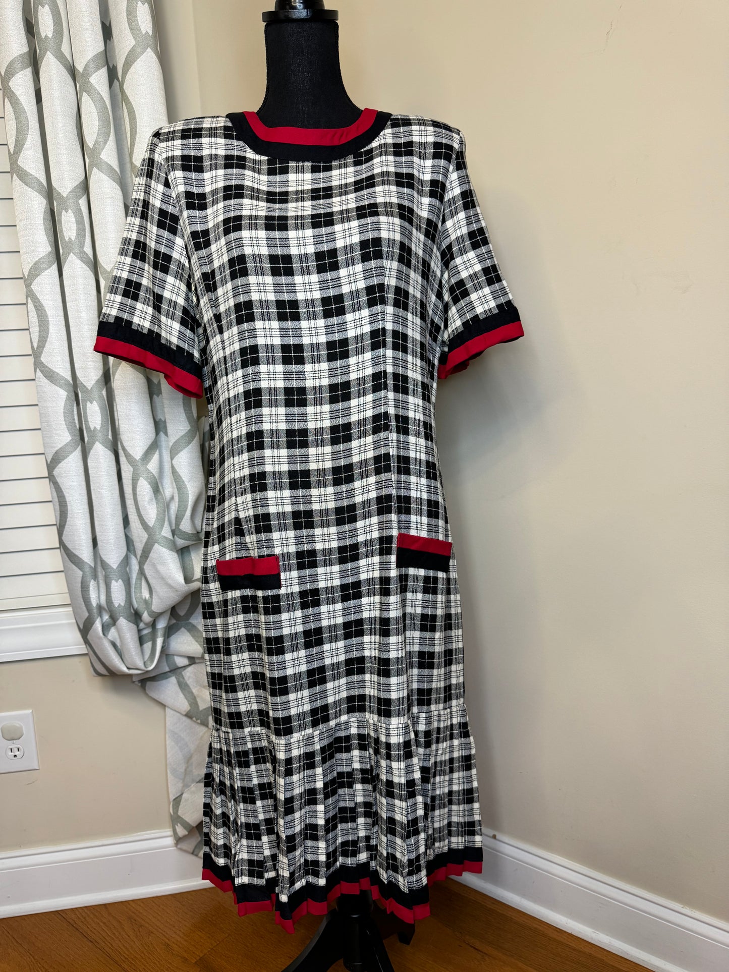 Stuart Allan Vintage Drop Hem Dress