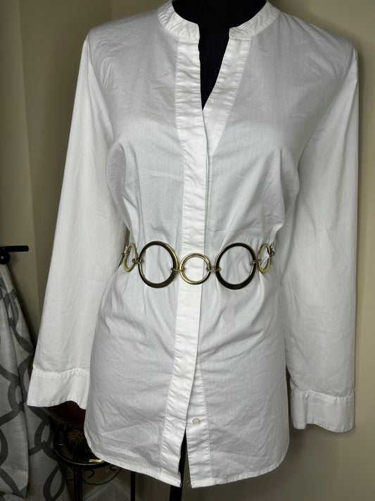 Gold Large Ring Chain Belt