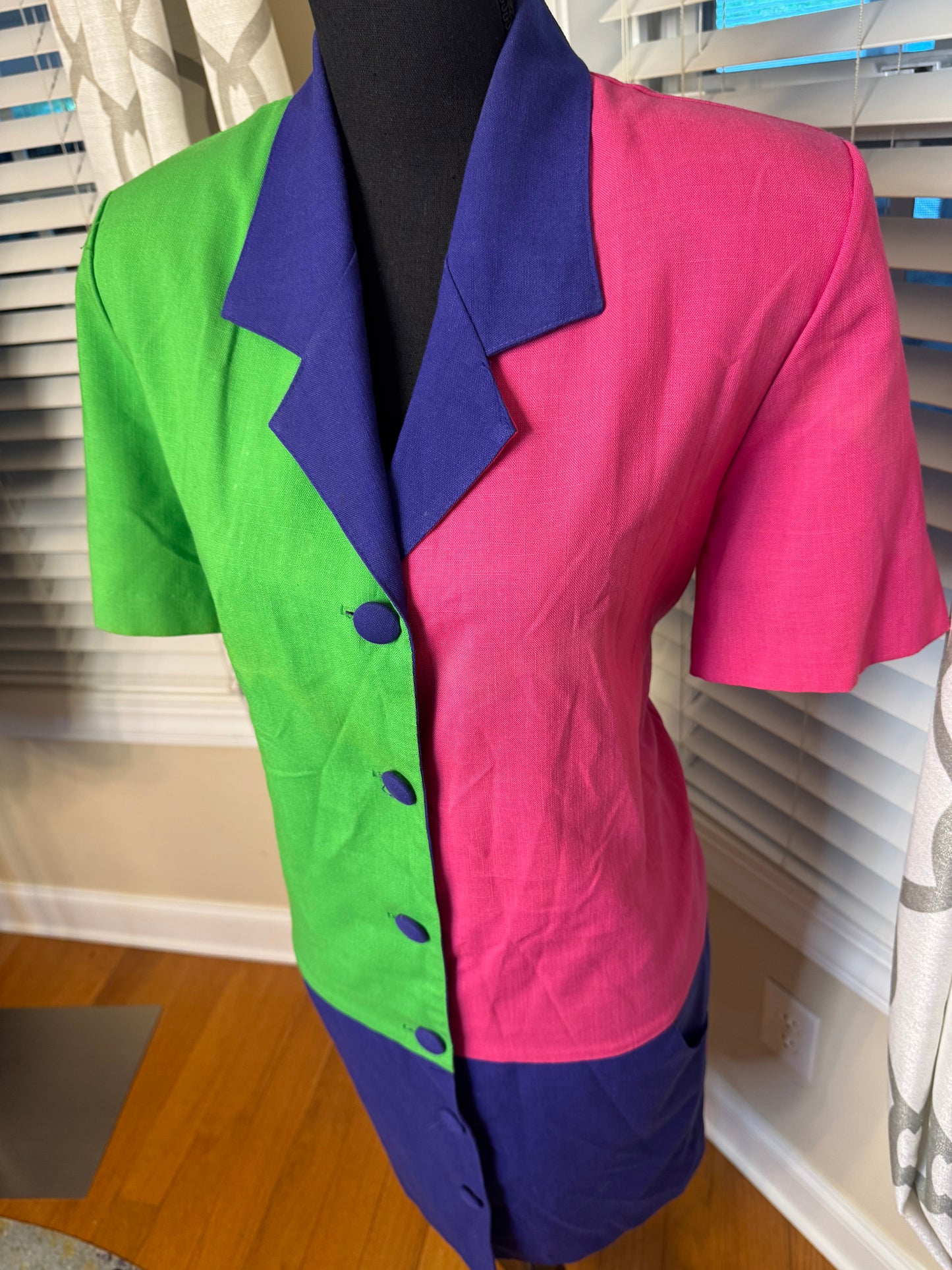 Nicole Studio Colorblock Dress