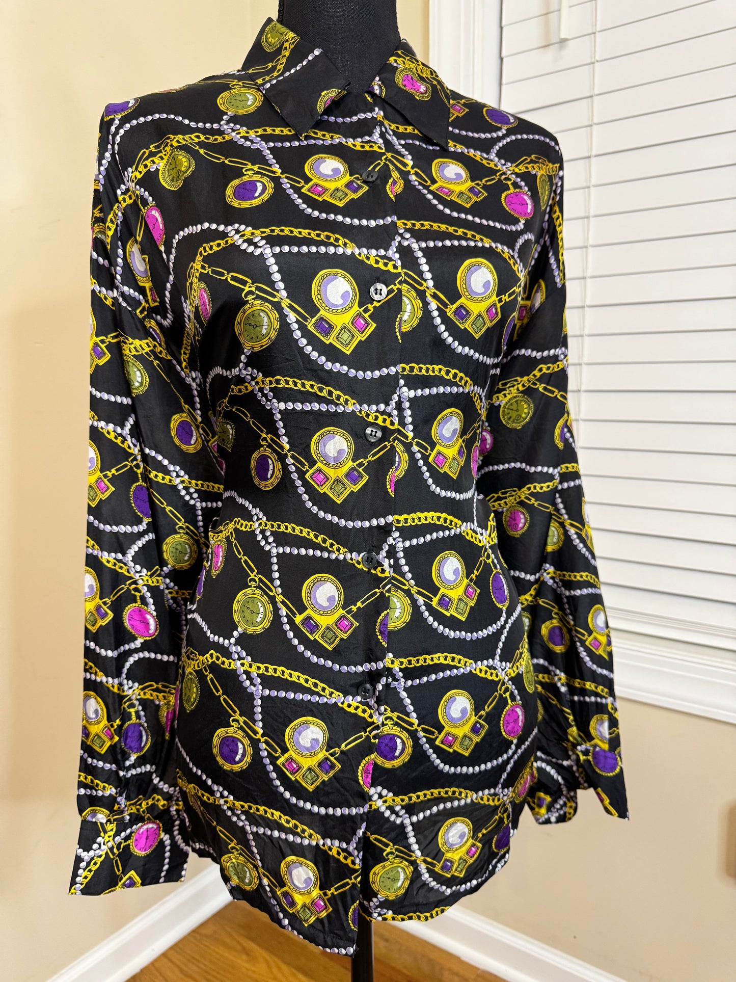 Selene Paris Vtg Blouse