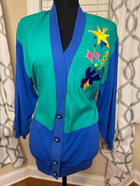 Peter Popovitch Embroidered Cardigan