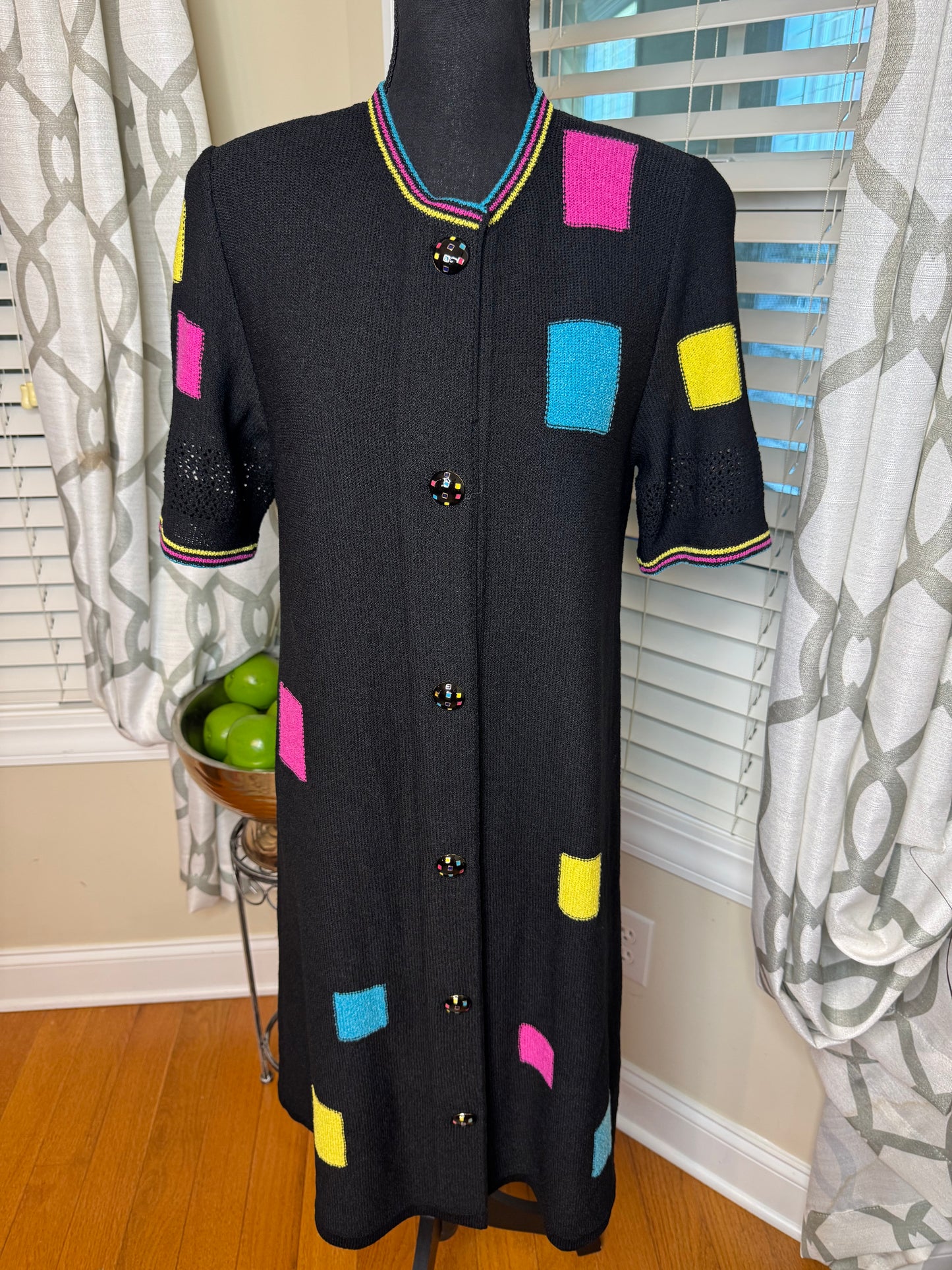 Vintage Alnoral by Al Spokavicius Colorful Dress
