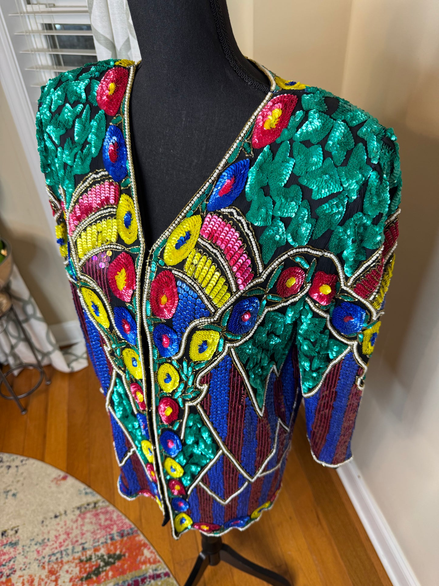 Vintage Channa Sequin Duster/Jacket