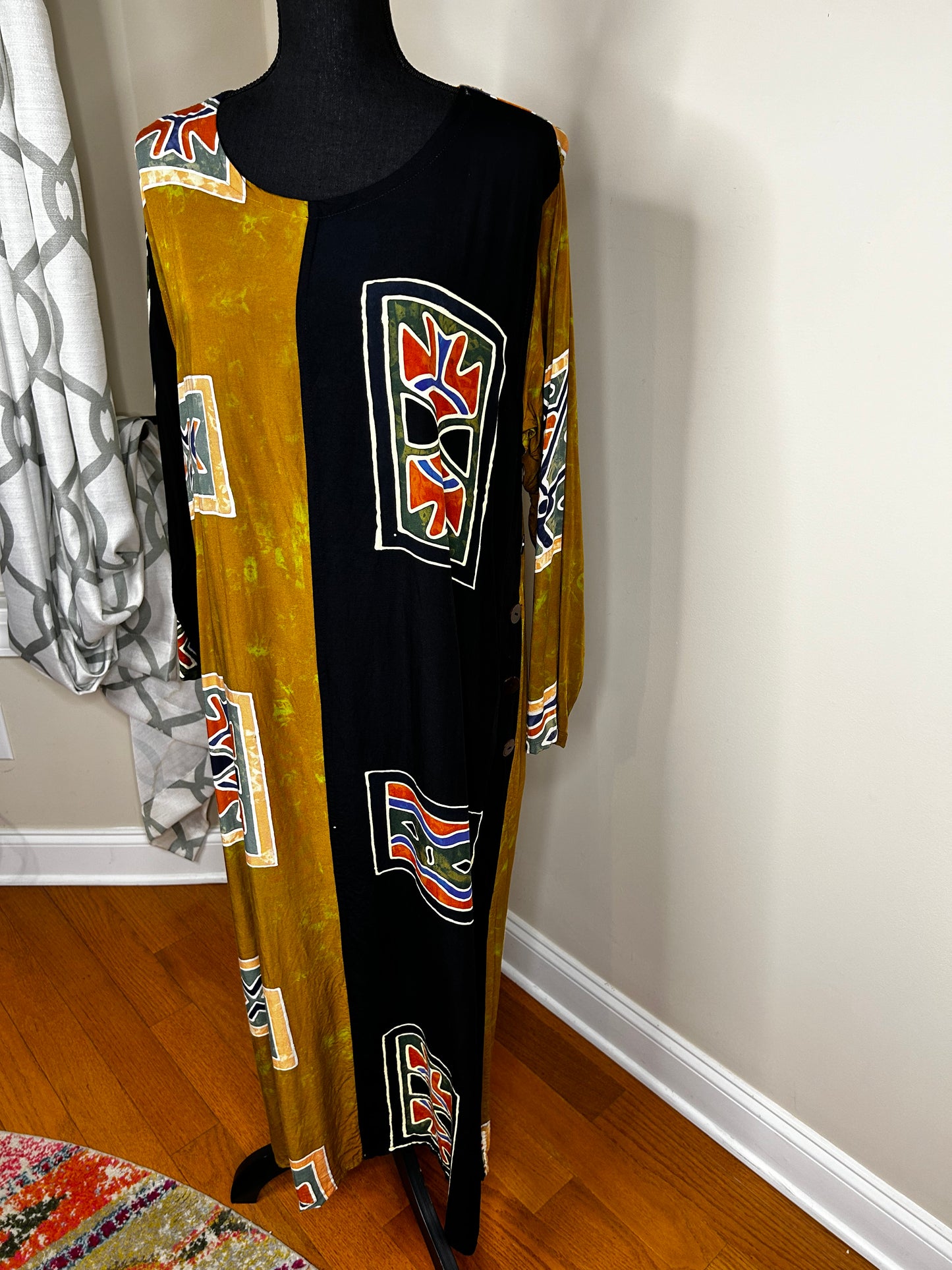Anthony Mark Hawkins Abstract Print Dress