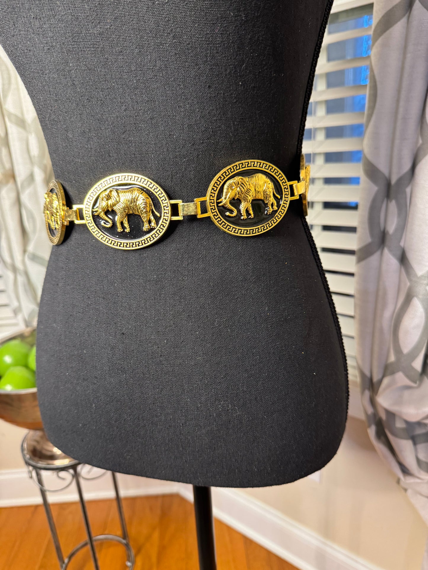 Gold Elephant Belt
