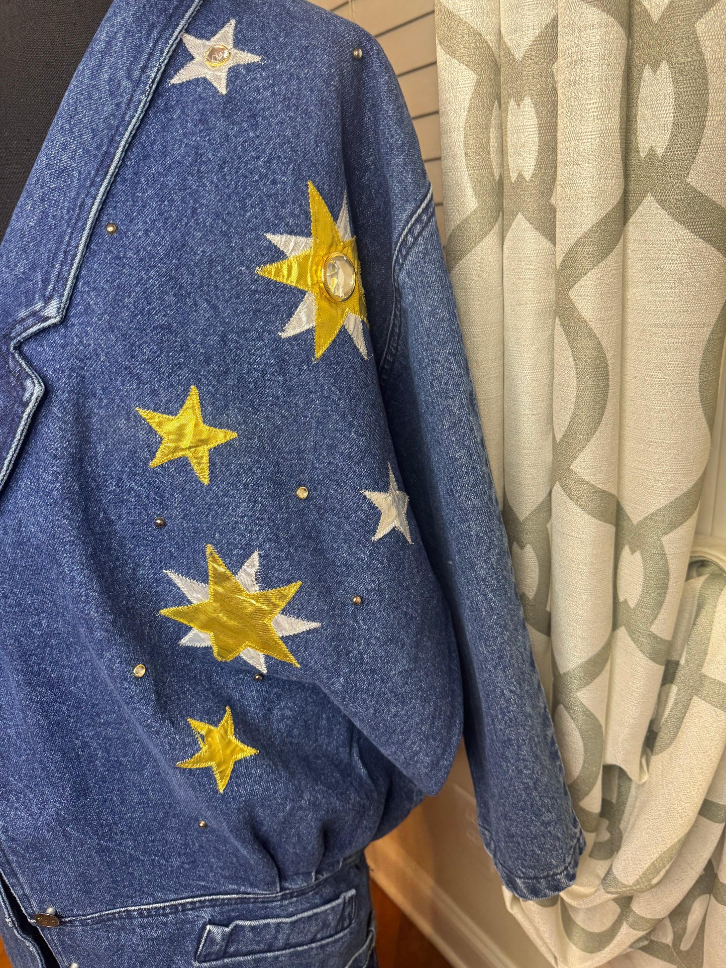 Christie of California 2-Piece Denim Vintage Skirt Set