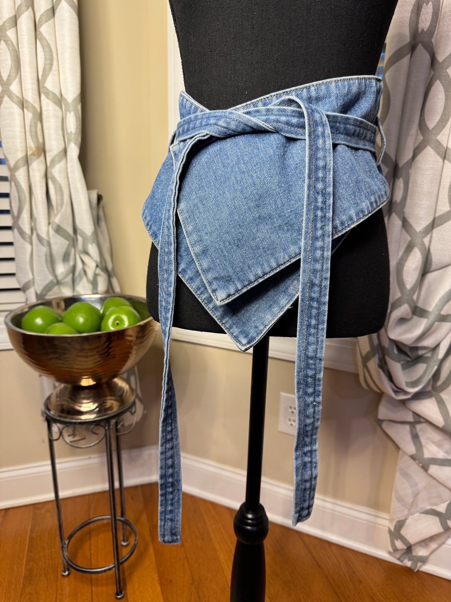 Denim Wrap Belt