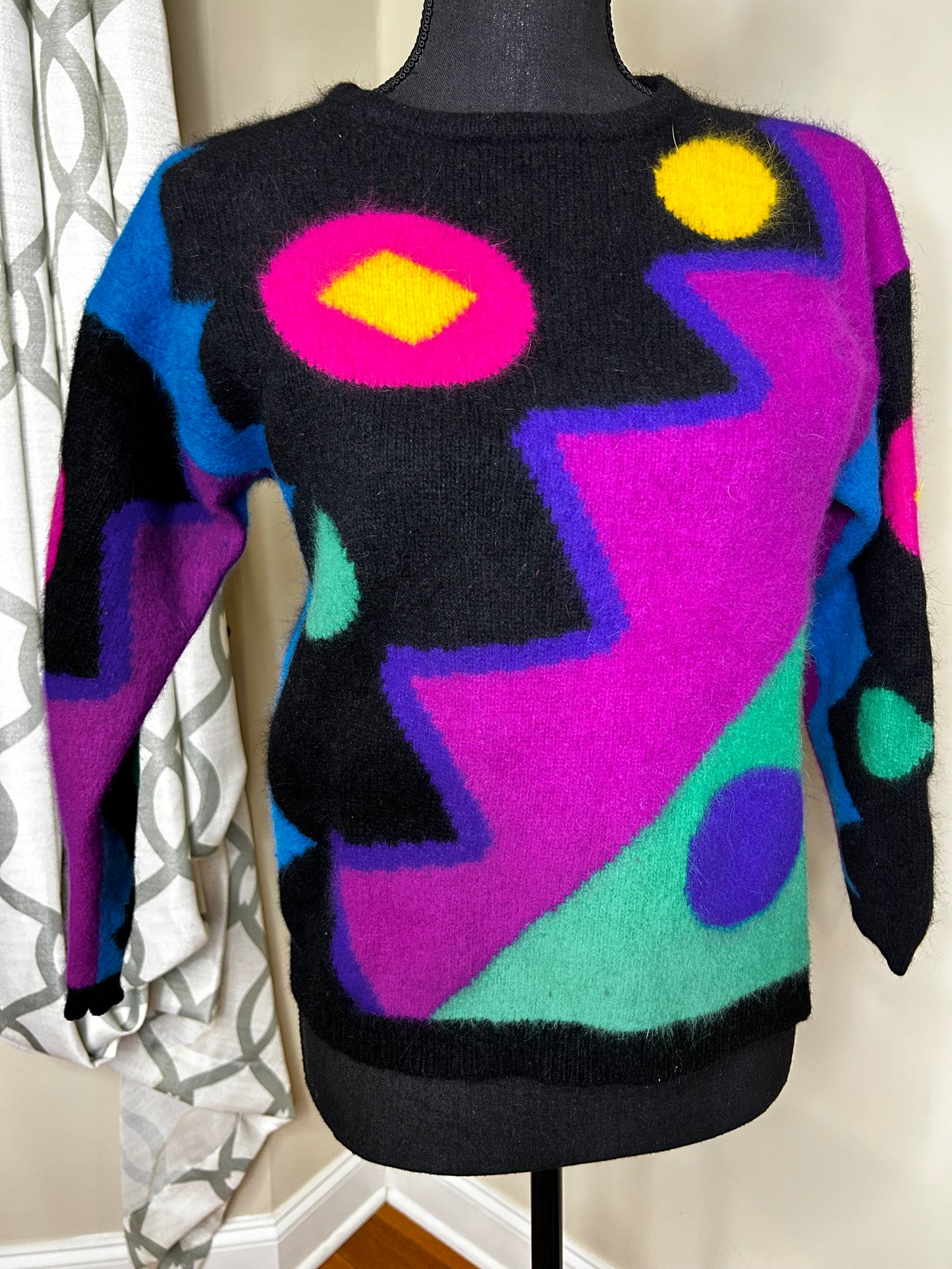 Rafaella Abstract Print Sweater