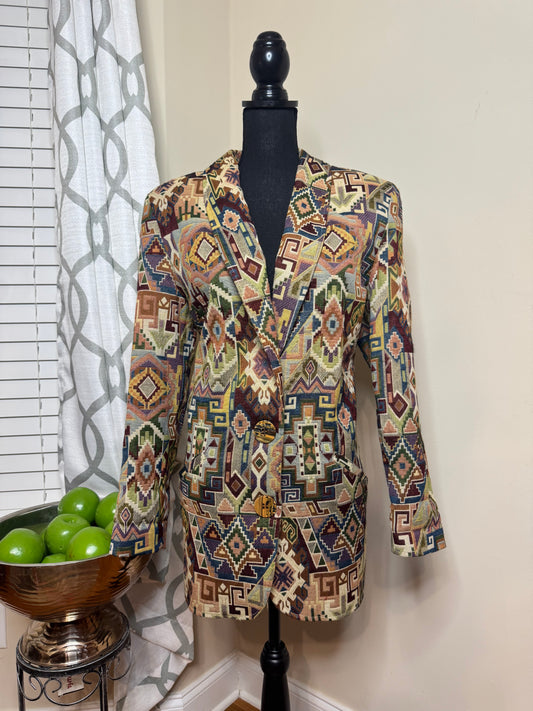 Ascente Sport Aztec Print Blazer