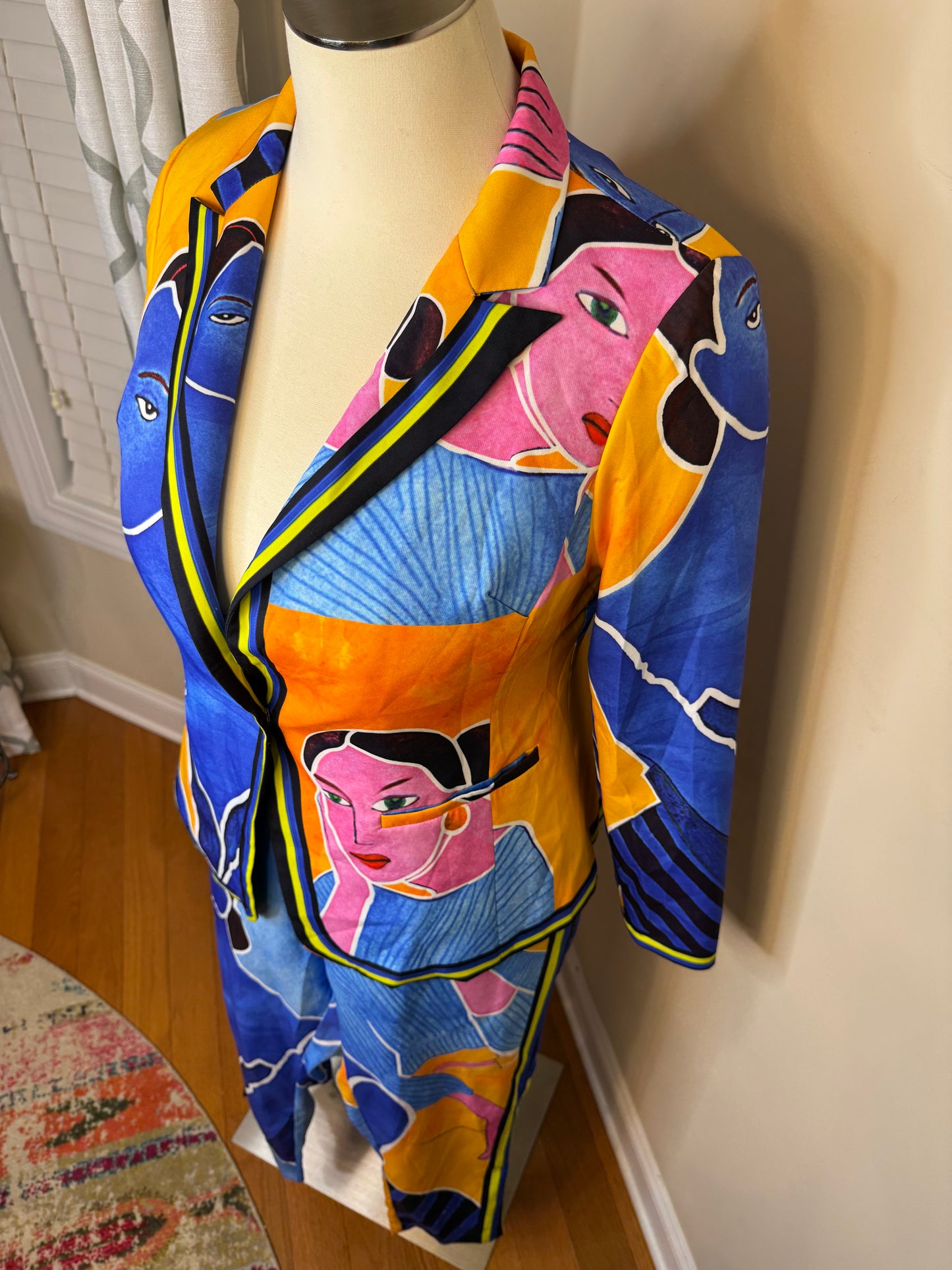 The Frida Print Blazer Set by L’ATISTE