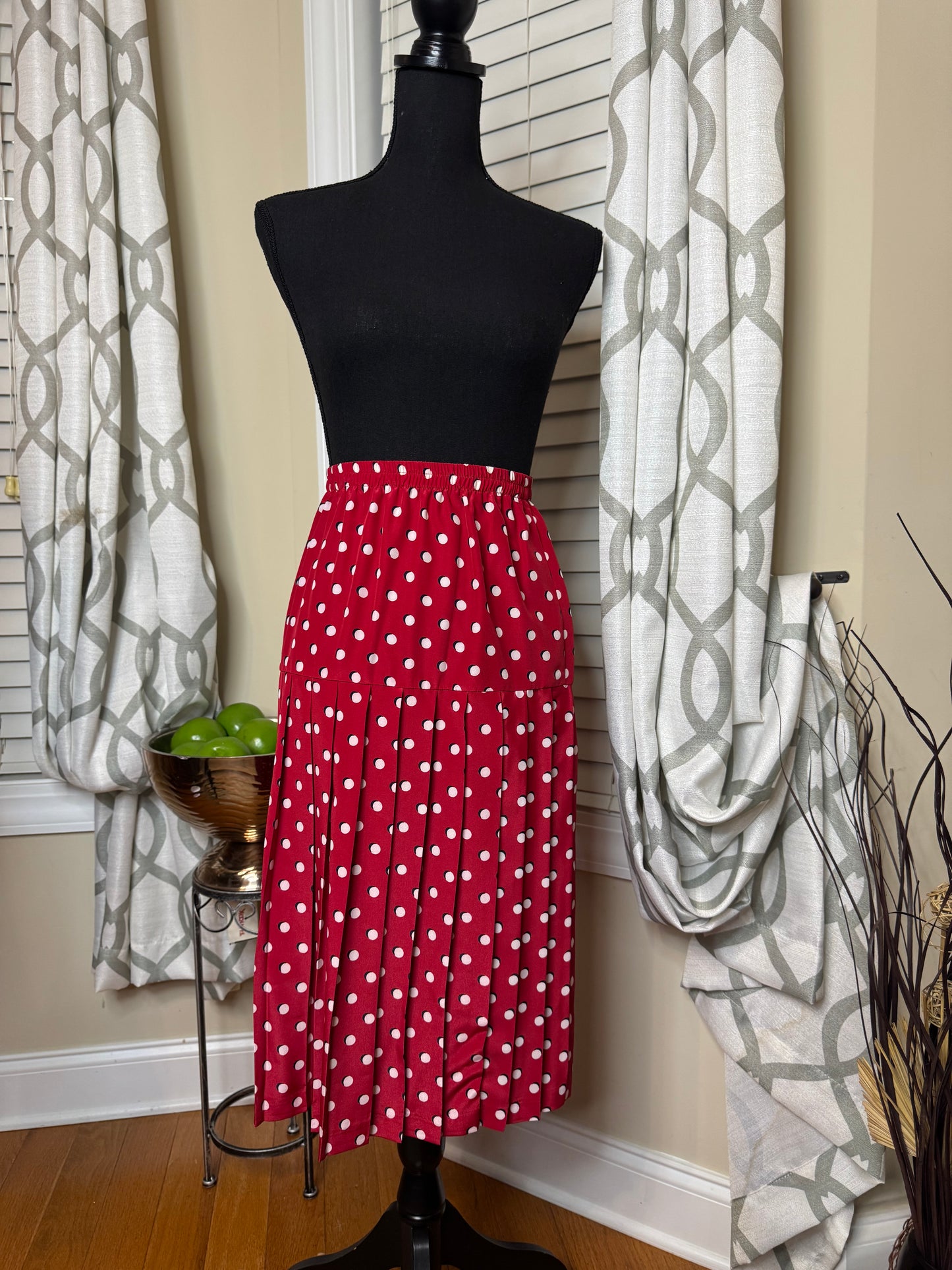 Leslie Fay Polka Dot Skirt