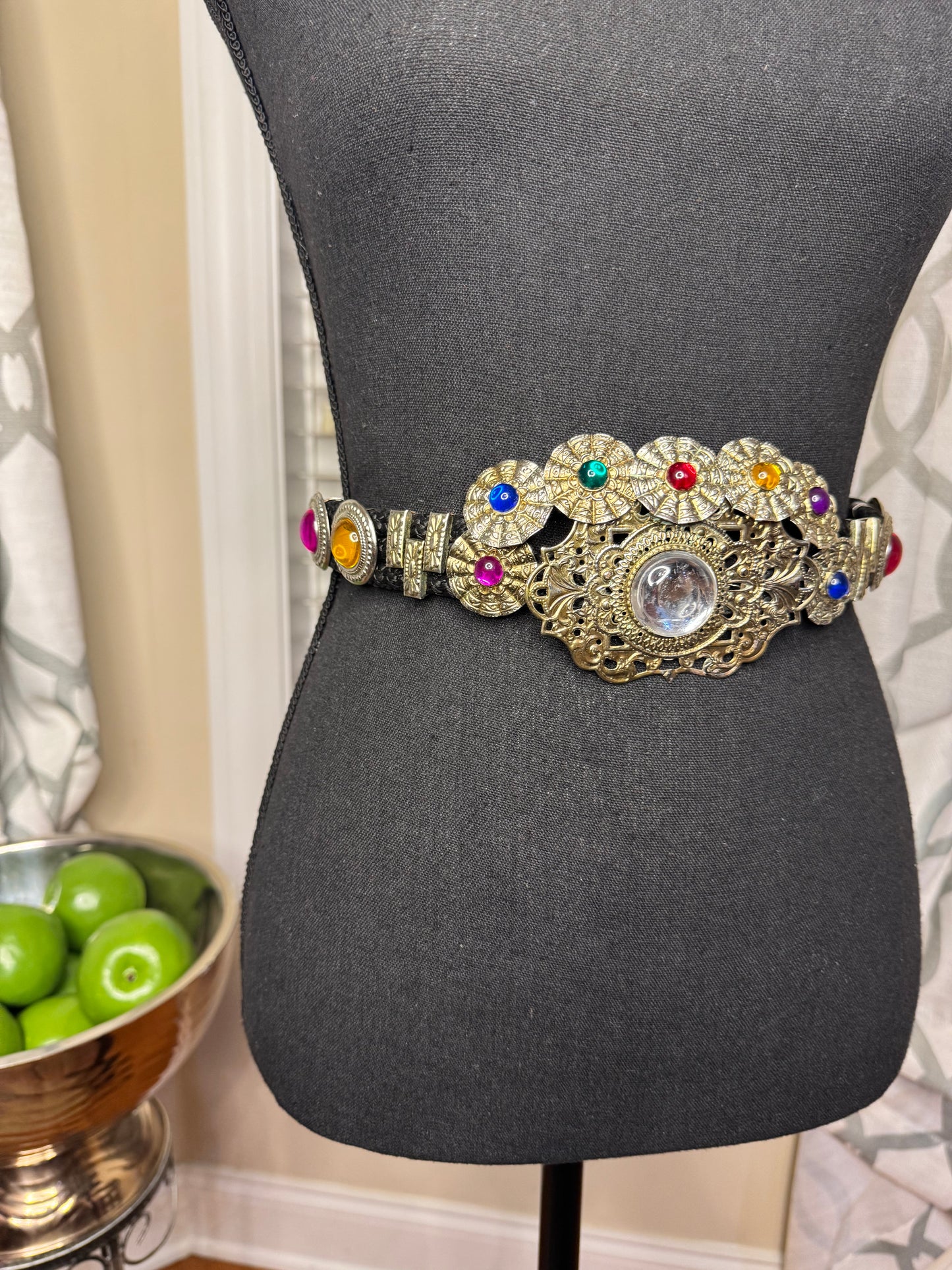 Vtg Gem Belt