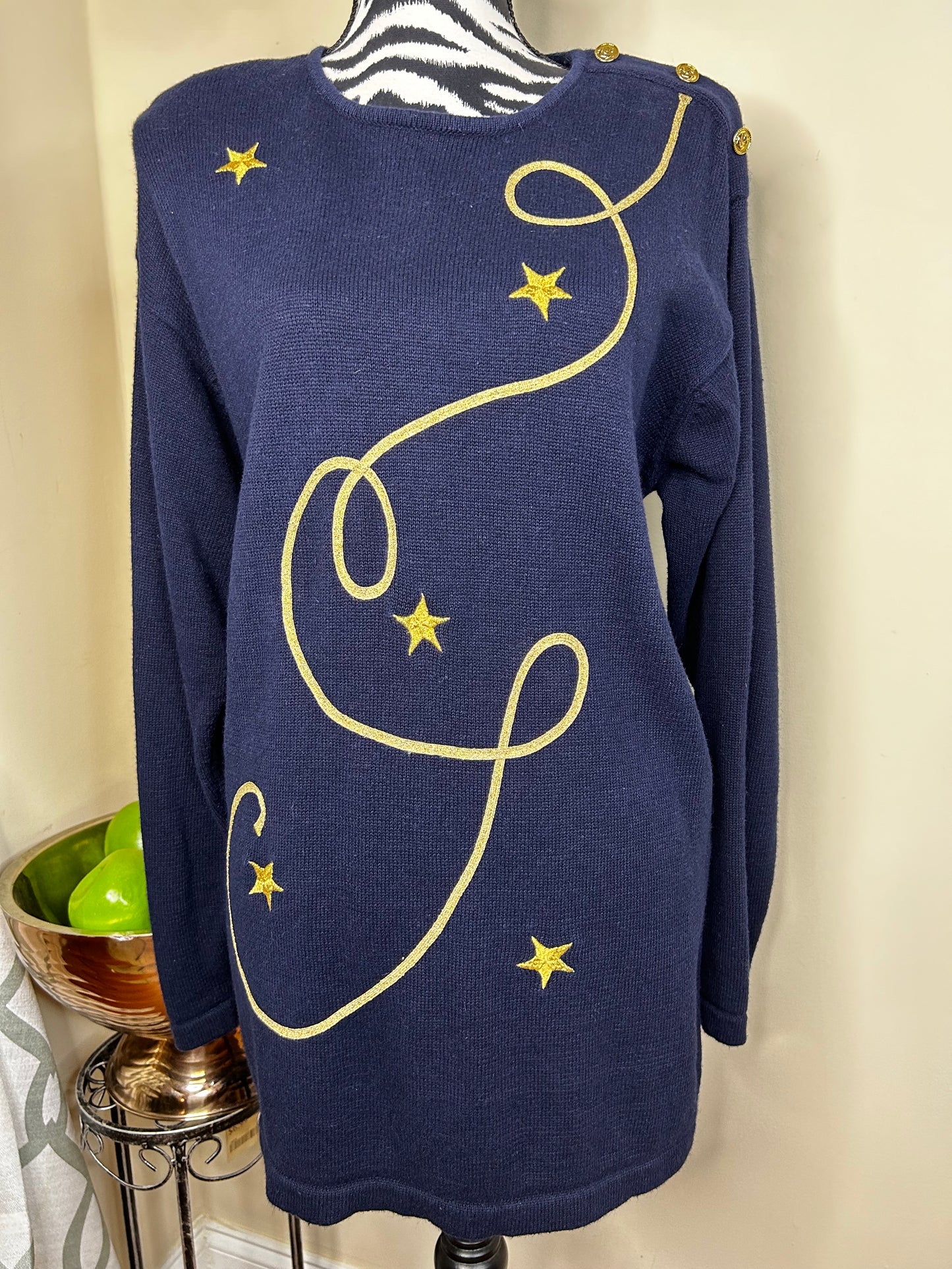 Leslie Faye Embroidered Sweater