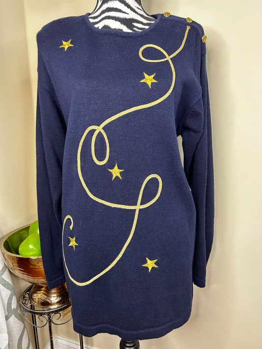 Leslie Faye Embroidered Sweater