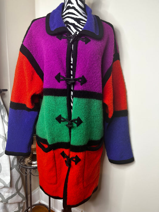 I.B. Diffusion Colorblock Coat