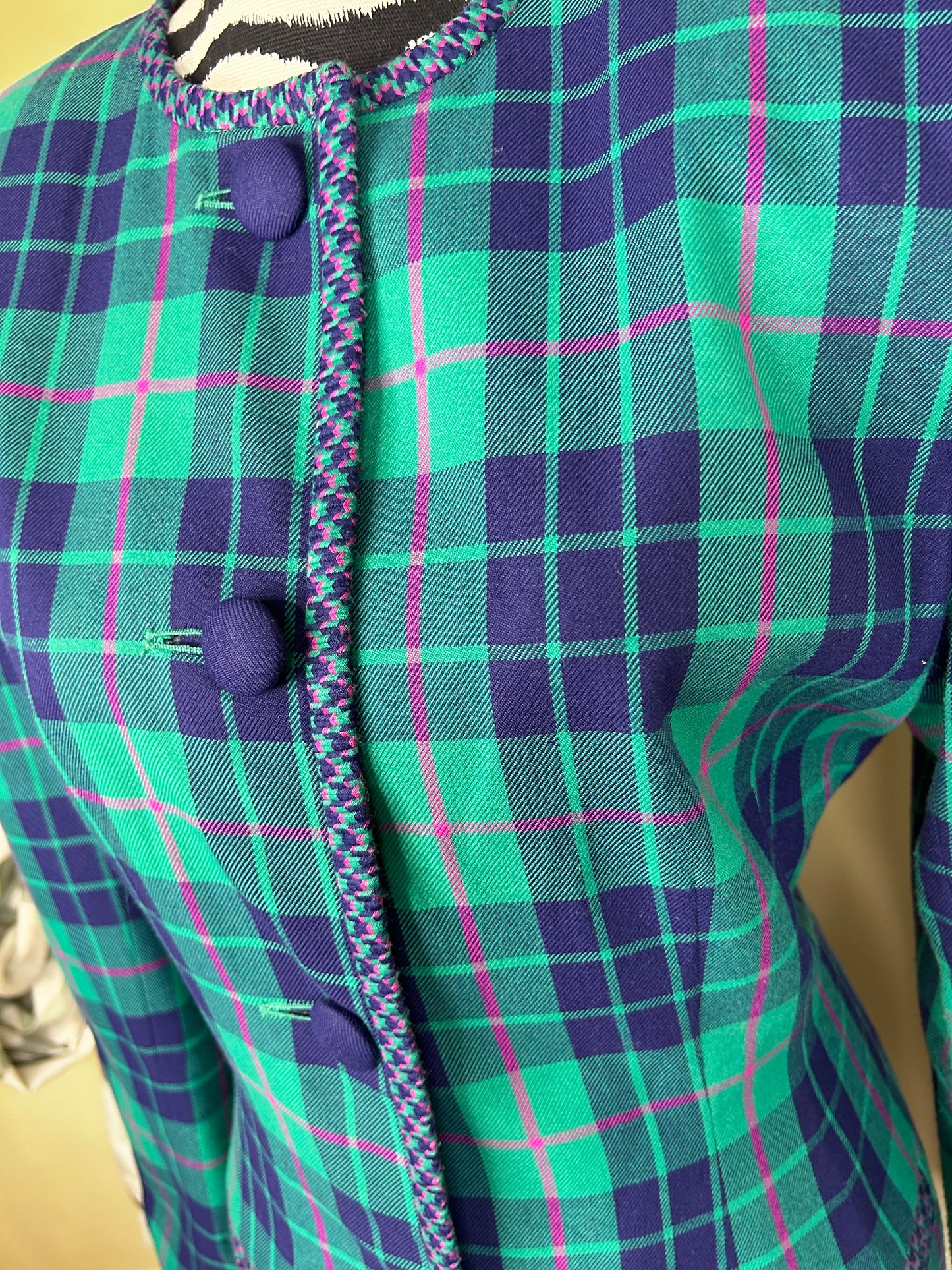 Leslie Faye Plaid Dress