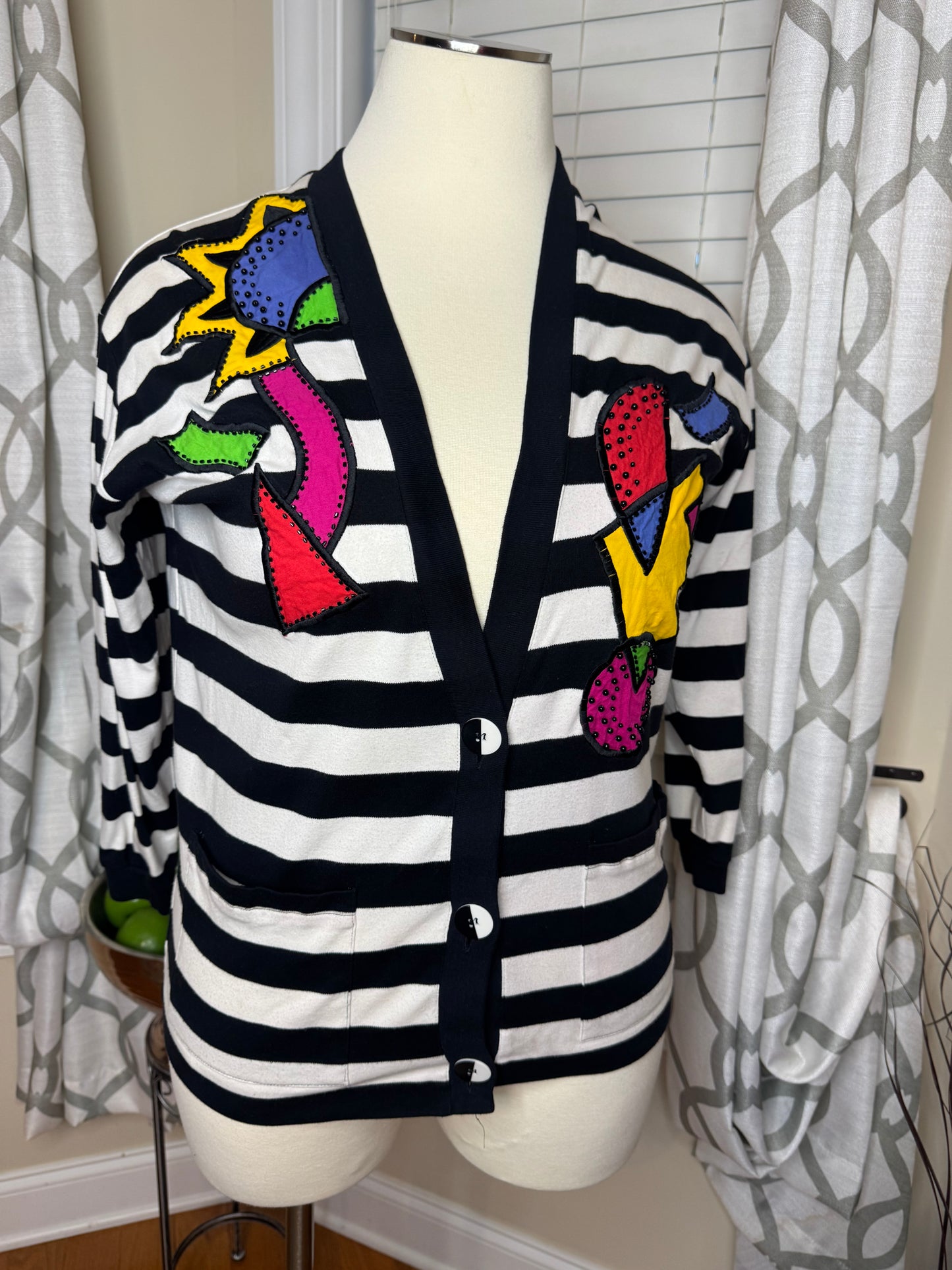 IB Diffusion Embroidered Cardigan