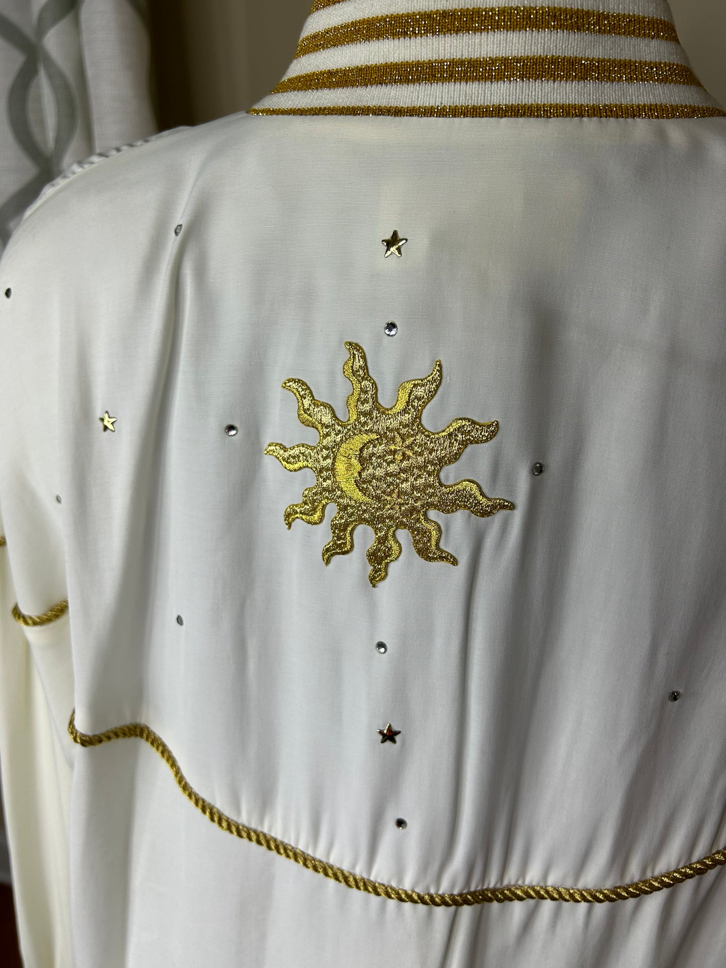 Vintage Gold Label Cache embroidered and Studded Bomber Set