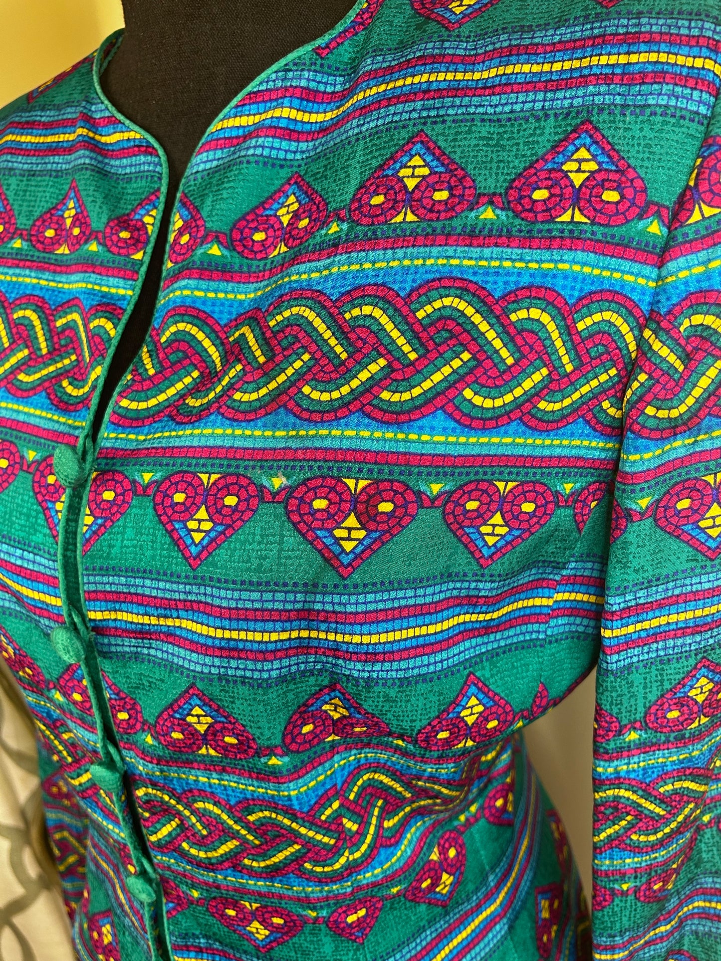 Vintage Papell Heart Designed Blazer