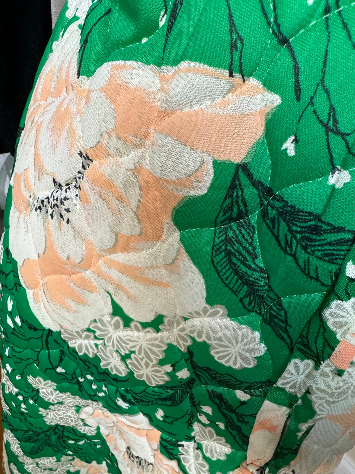 Vintage 70s Exclusive of Ornamentation Quilted Romper
