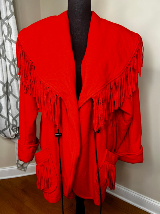 Otello Pelle Fringed Jacket