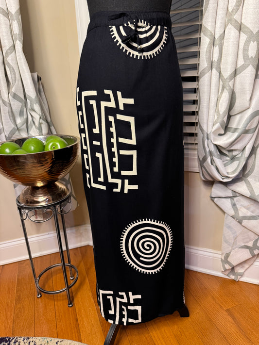 Ashro Ethnic Print Skirt