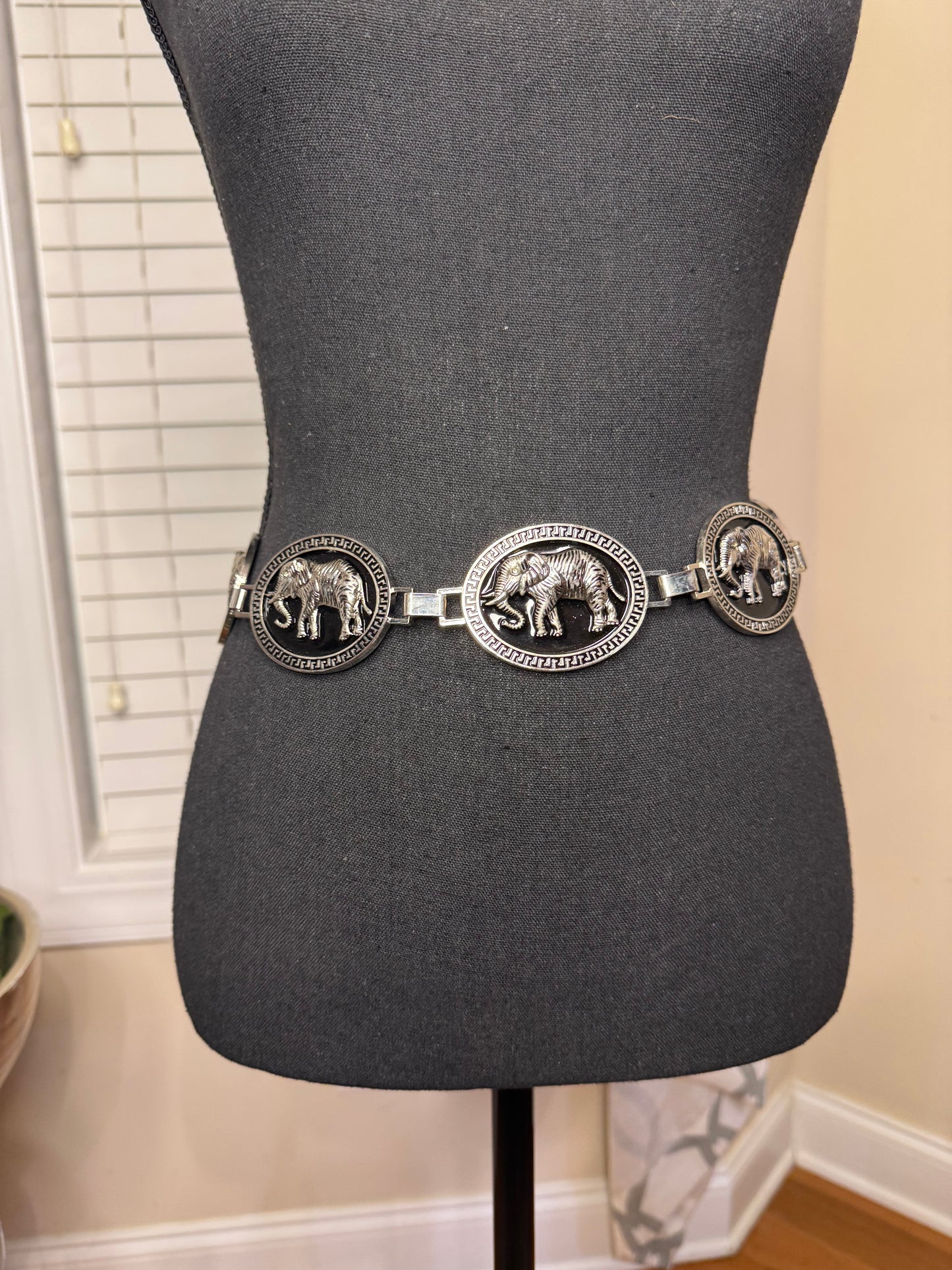 Silver Elephant Belt