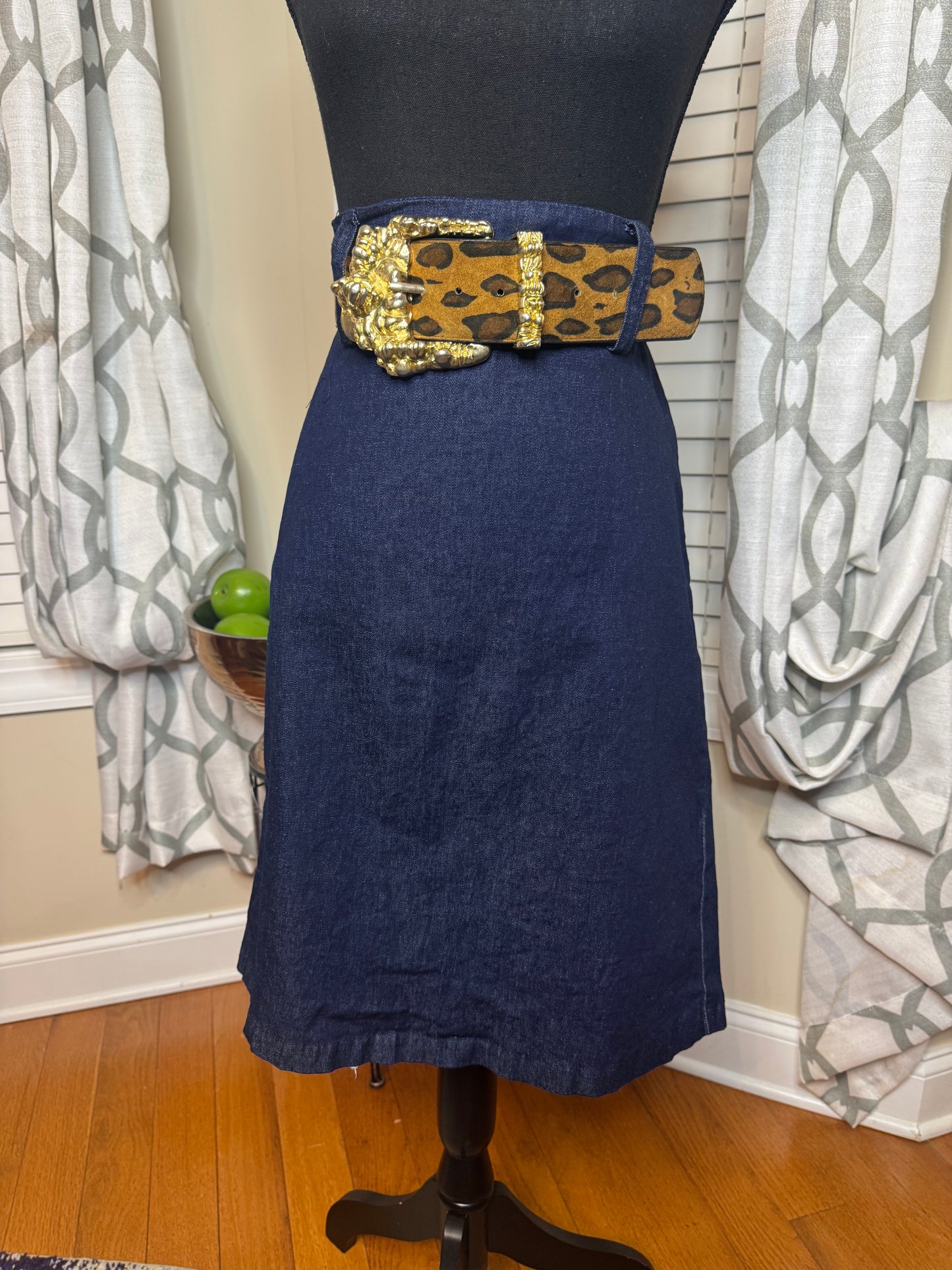 Zoey Beth Vintage Denim Skirt