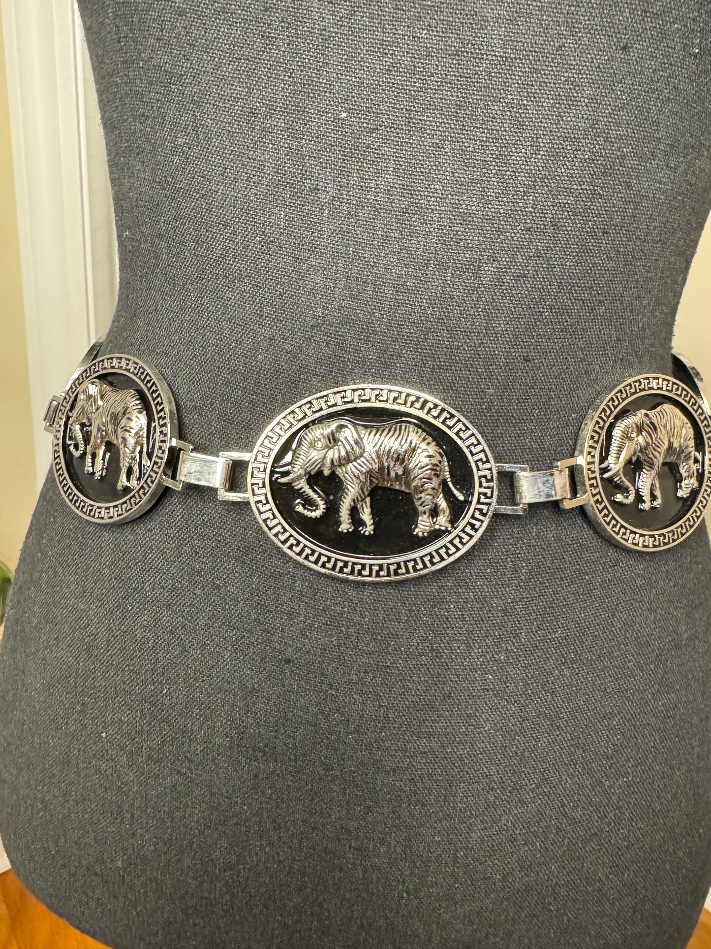 Silver Elephant Belt