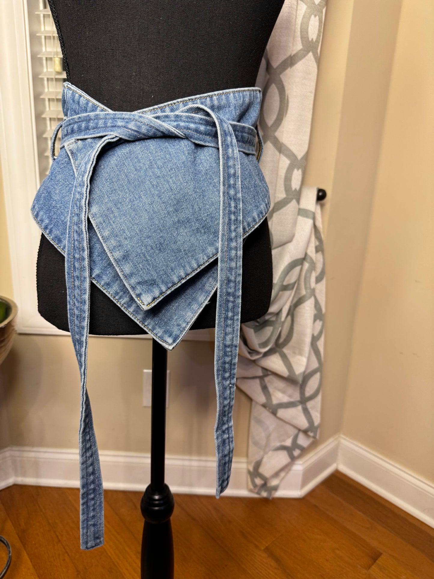 Denim Wrap Belt