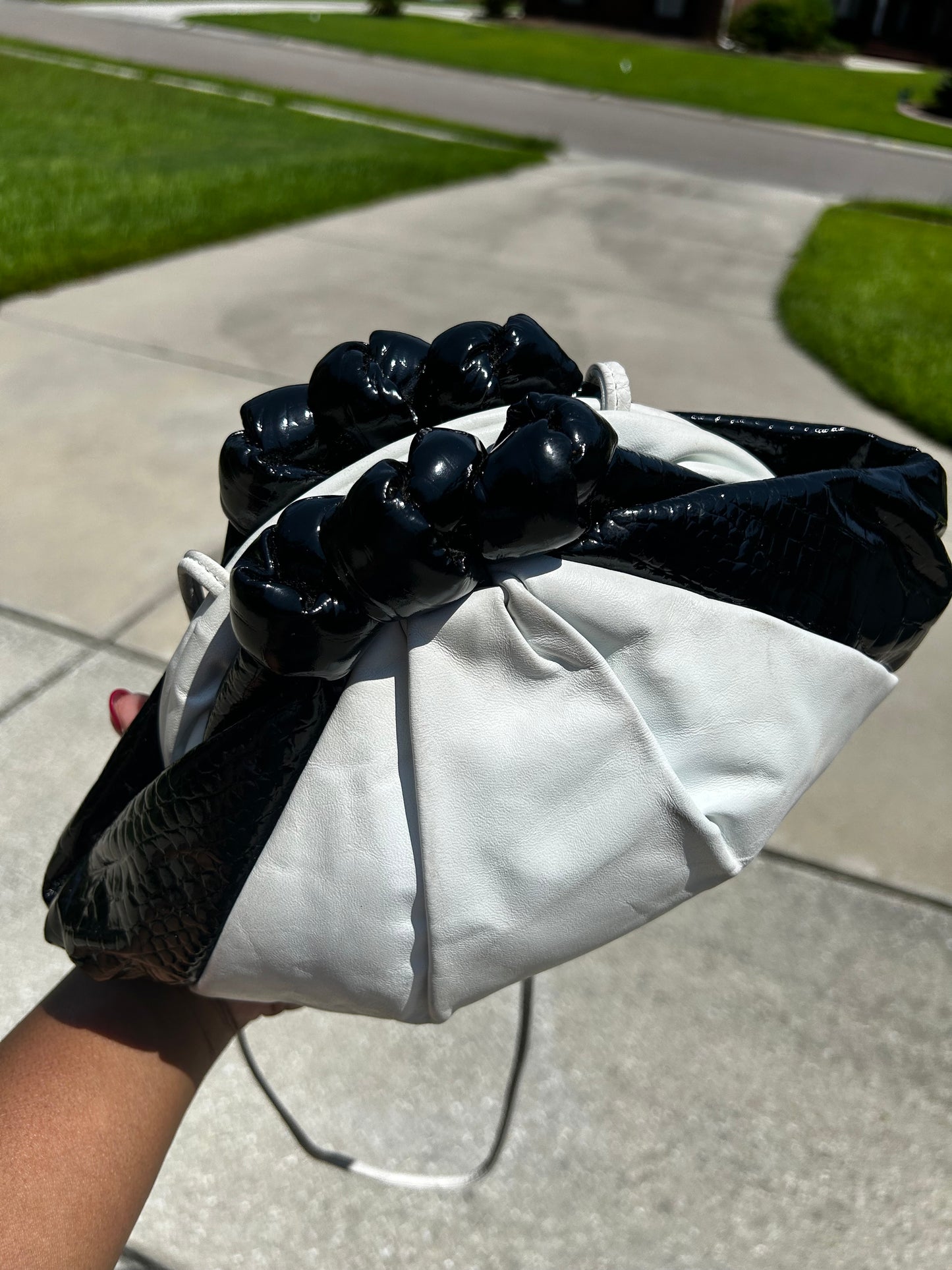 Black and White Vintage Clutch