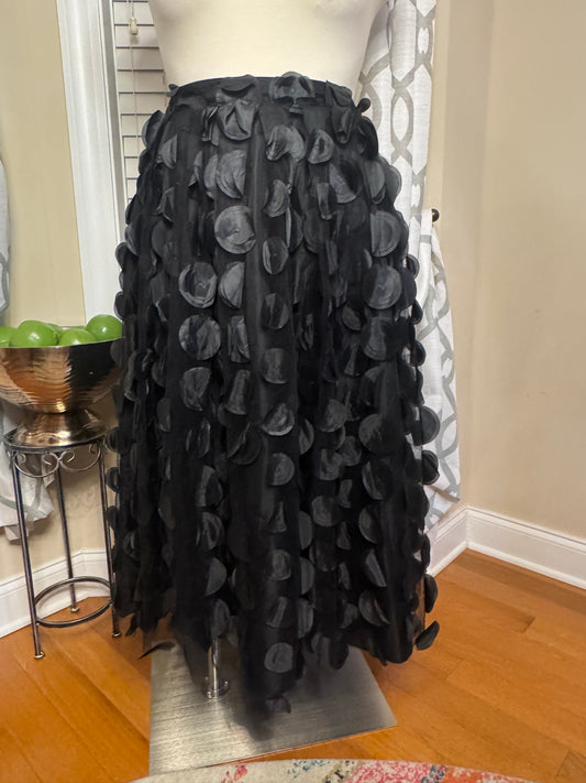 ELOQUII Dimensional Dot Full Skirt