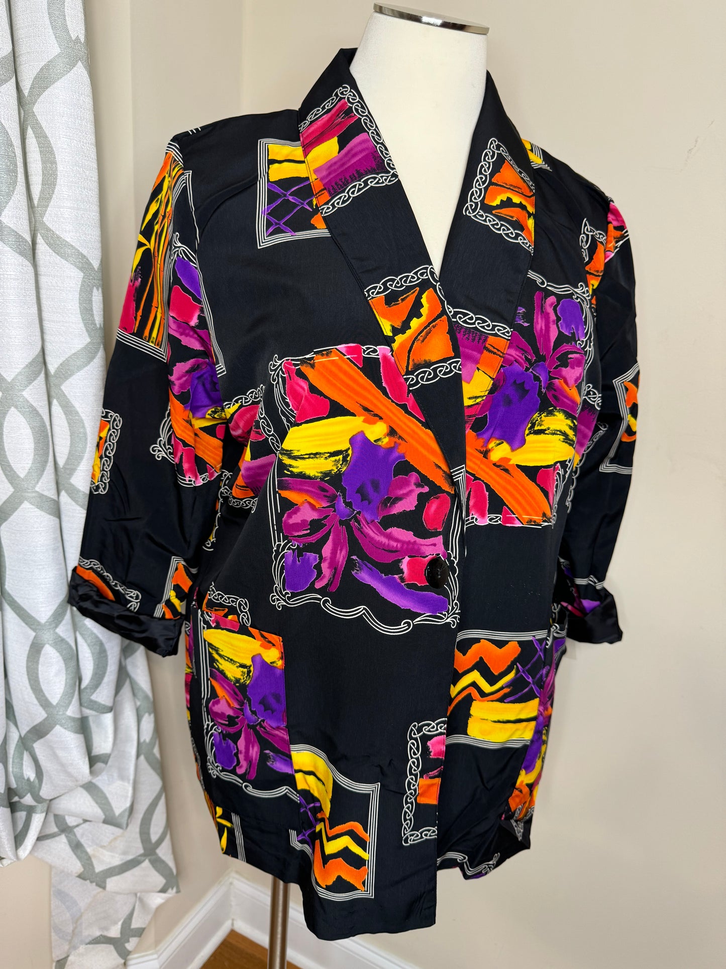 Brownstone Studio 1980s Vintage Abstract Blazer Plus Size (NWT)